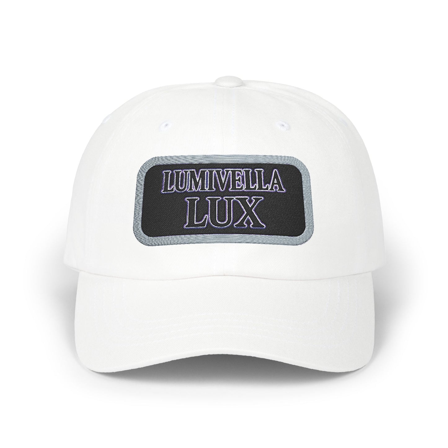 Stylish Classic Dad Cap with LUX Embroidery, Adjustable Baseball Hat, Perfect Gift for Fathers and Men, Casual Style for Any Occasion