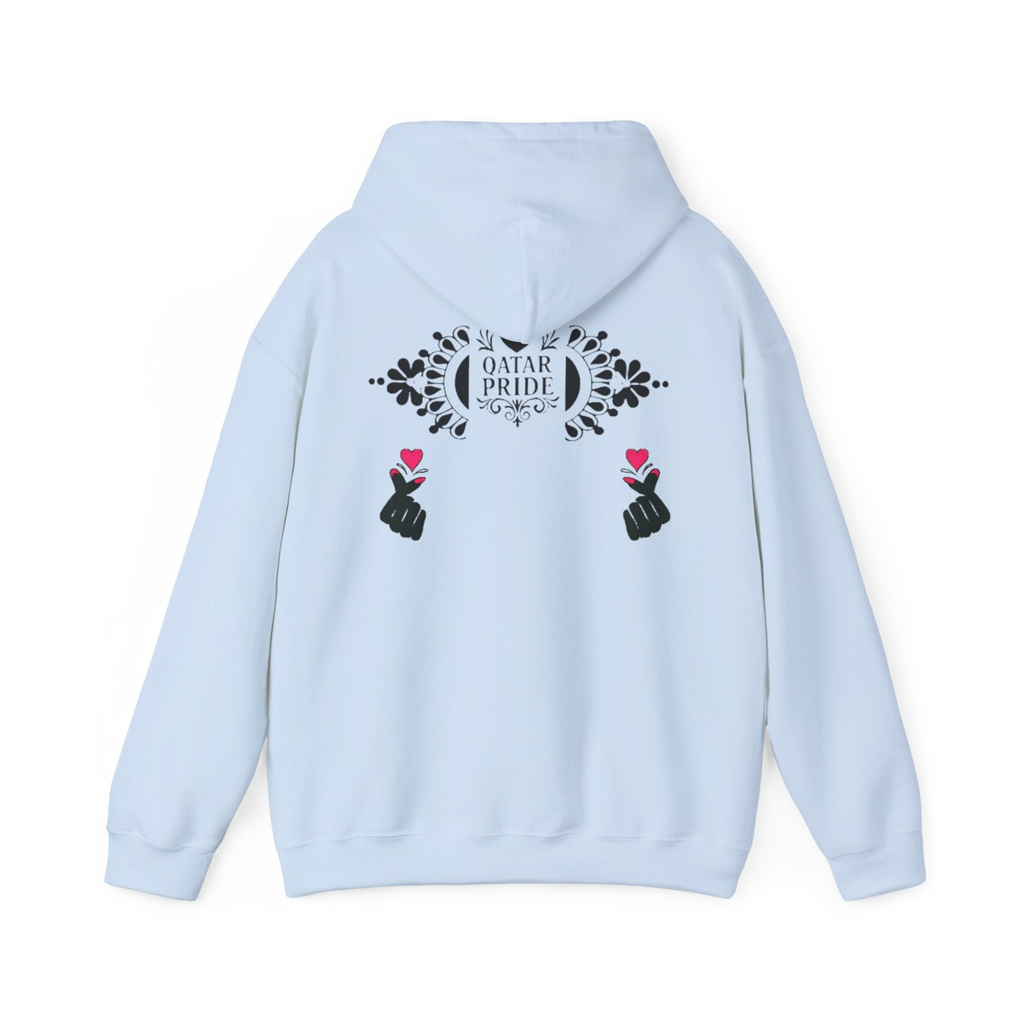 Pride Hooded Sweatshirt, Unisex Qatar Pride Sweatshirt, Pride Gift, Festival Clothing