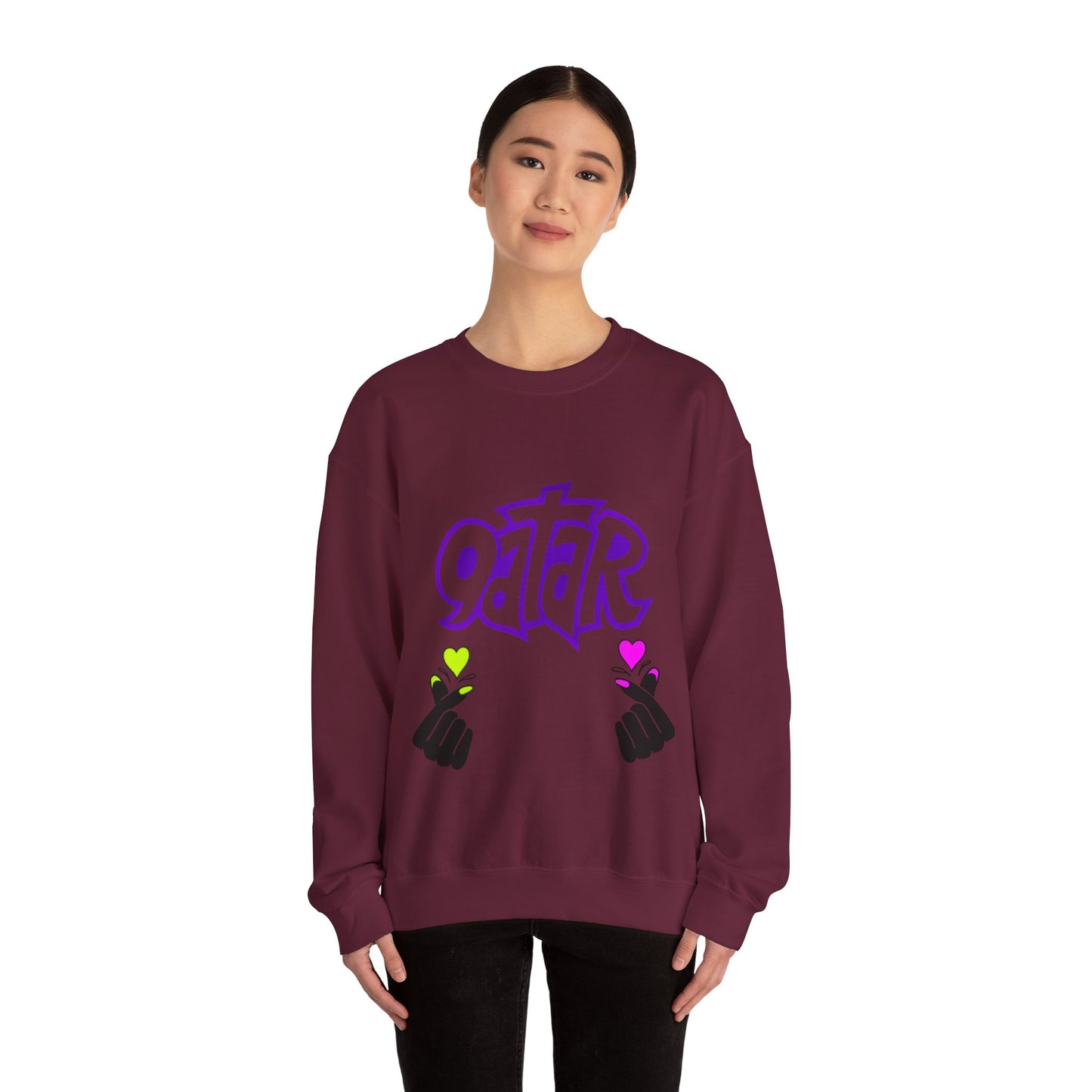 Colorful Qatar Unisex Sweatshirt, Cozy Fall Apparel, Unique Gift, Travel Inspired, Streetwear, Casual Wear