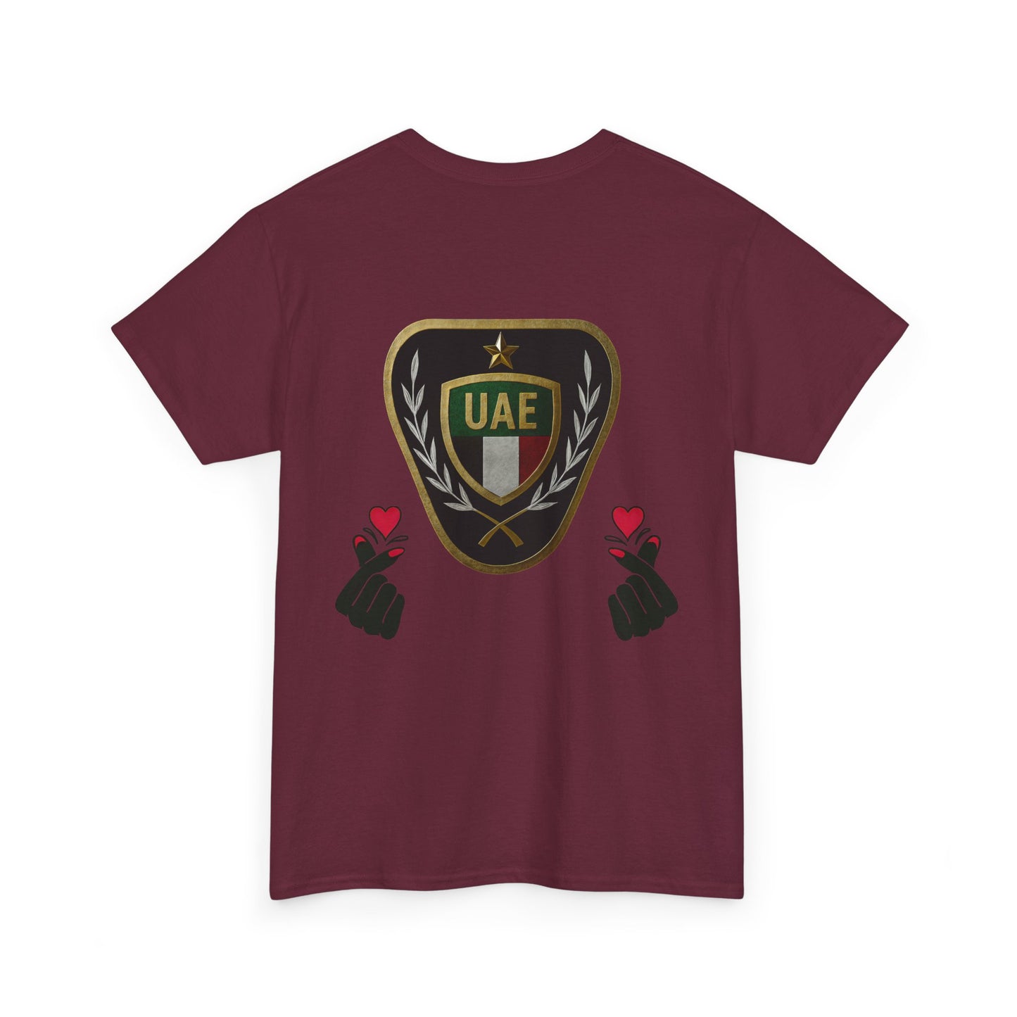 UAE Pride Unisex Heavy Cotton Tee, Pride T-Shirt, Abu Dhabi Gift, National Day Apparel, LGBTQ+ Support Tee, Casual Wear