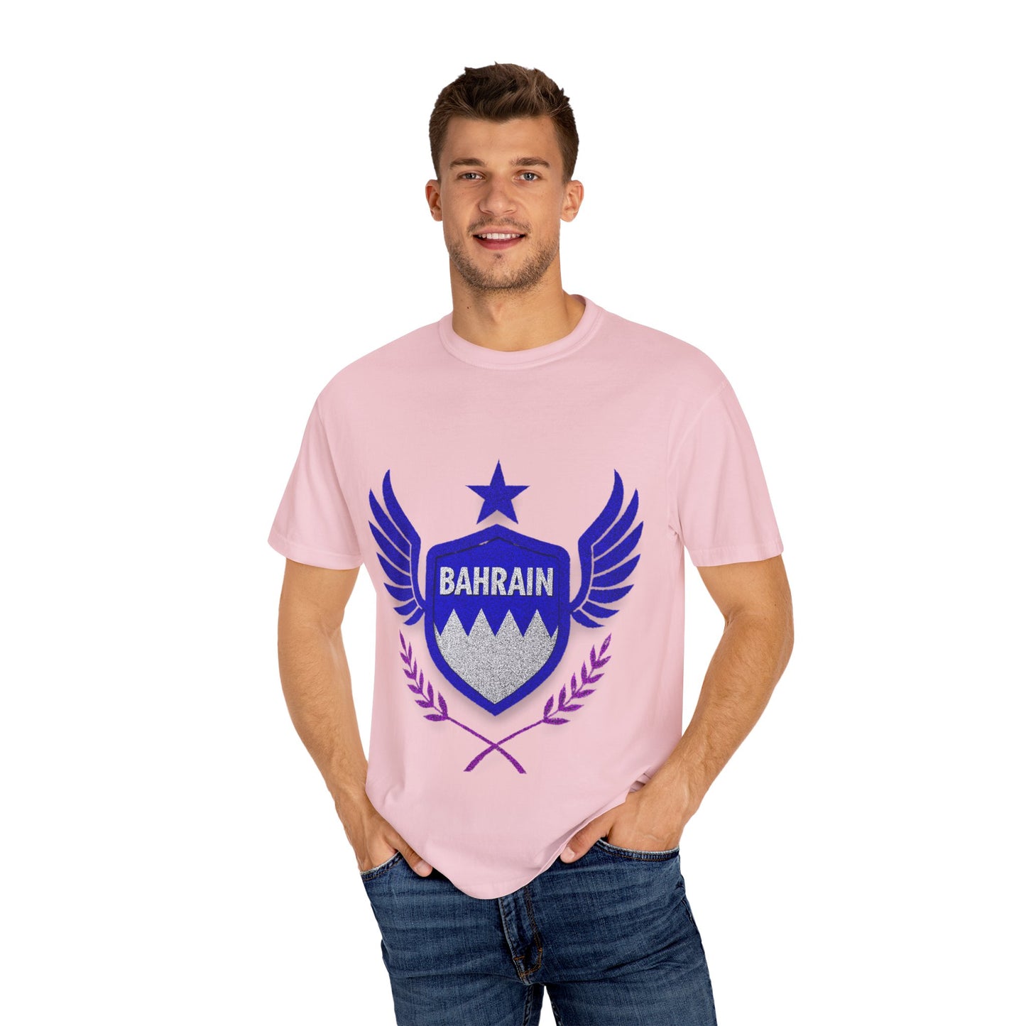 Bahrain Wings T-shirt - Casual Wear, Gift for Travelers, Sports Enthusiasts, Souvenirs, Unique Gift Idea