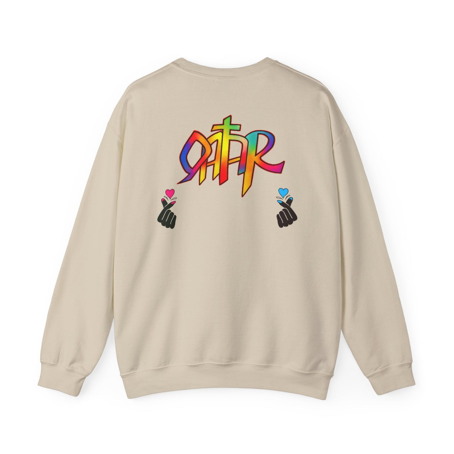 Colorful Qatar Unisex Sweatshirt, Cozy Fall Apparel, Unique Gift, Travel Inspired, Streetwear, Casual Wear