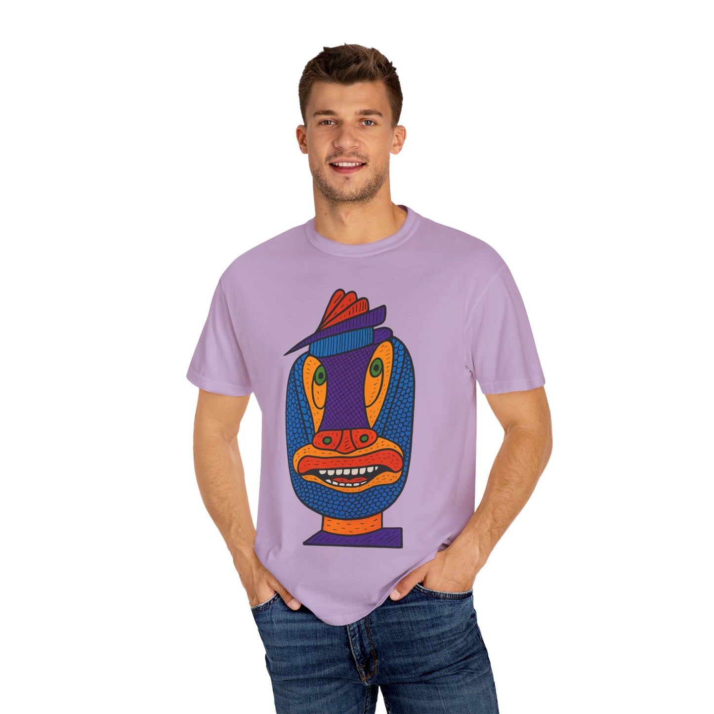 Colorful Unisex Graphic Tee, Unique Art Tee, Casual Wear, Gift for Art Lovers, Everyday T-shirt, Fun Expression T-shirt