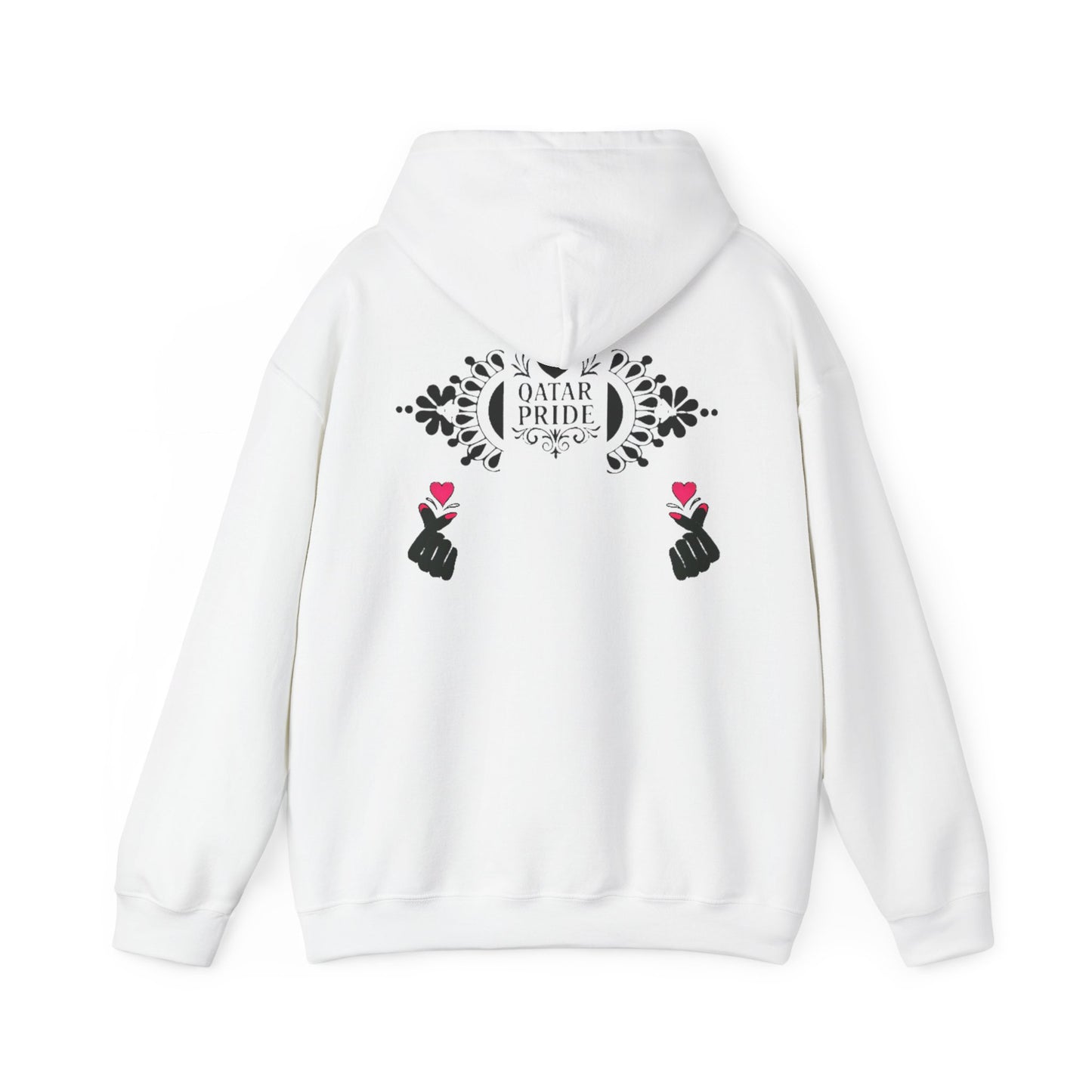 Pride Hooded Sweatshirt, Unisex Qatar Pride Sweatshirt, Pride Gift, Festival Clothing