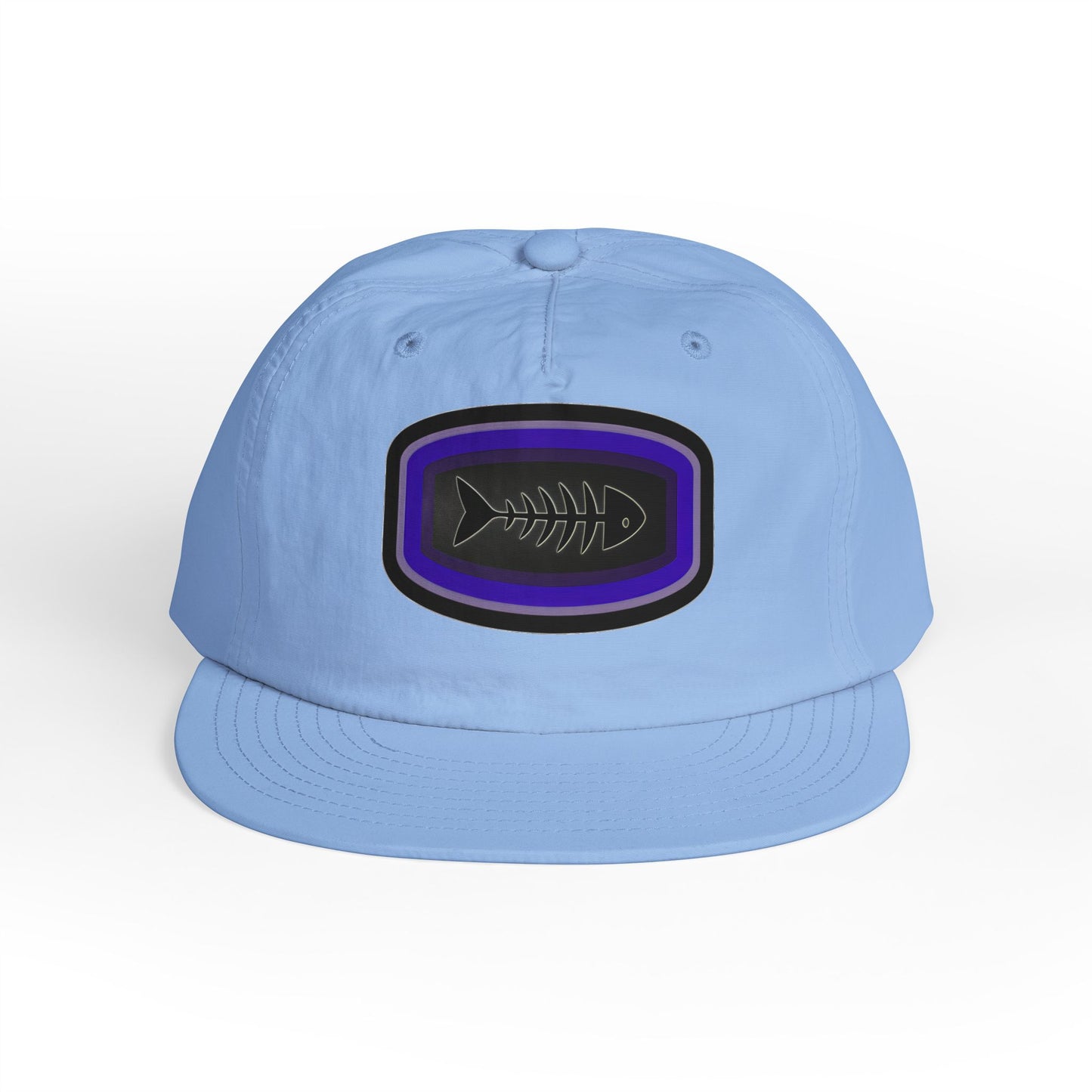 Surf Cap - Fish Skeleton Design