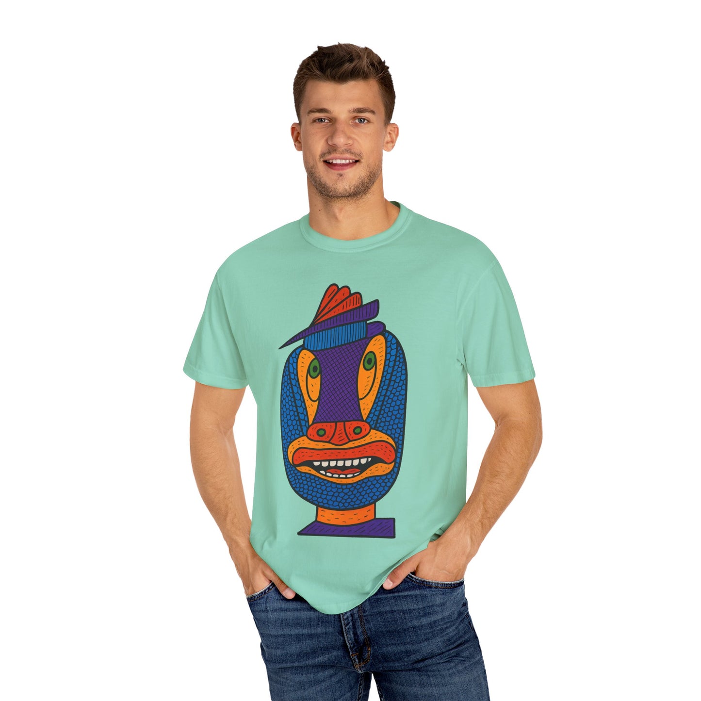 Colorful Unisex Graphic Tee, Unique Art Tee, Casual Wear, Gift for Art Lovers, Everyday T-shirt, Fun Expression T-shirt