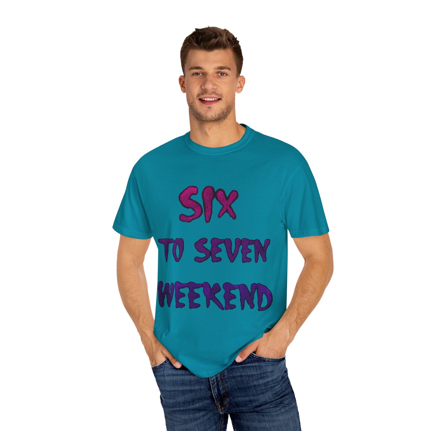 Unisex T-shirt 6-7 WEEKEND Garment-Dyed Tee