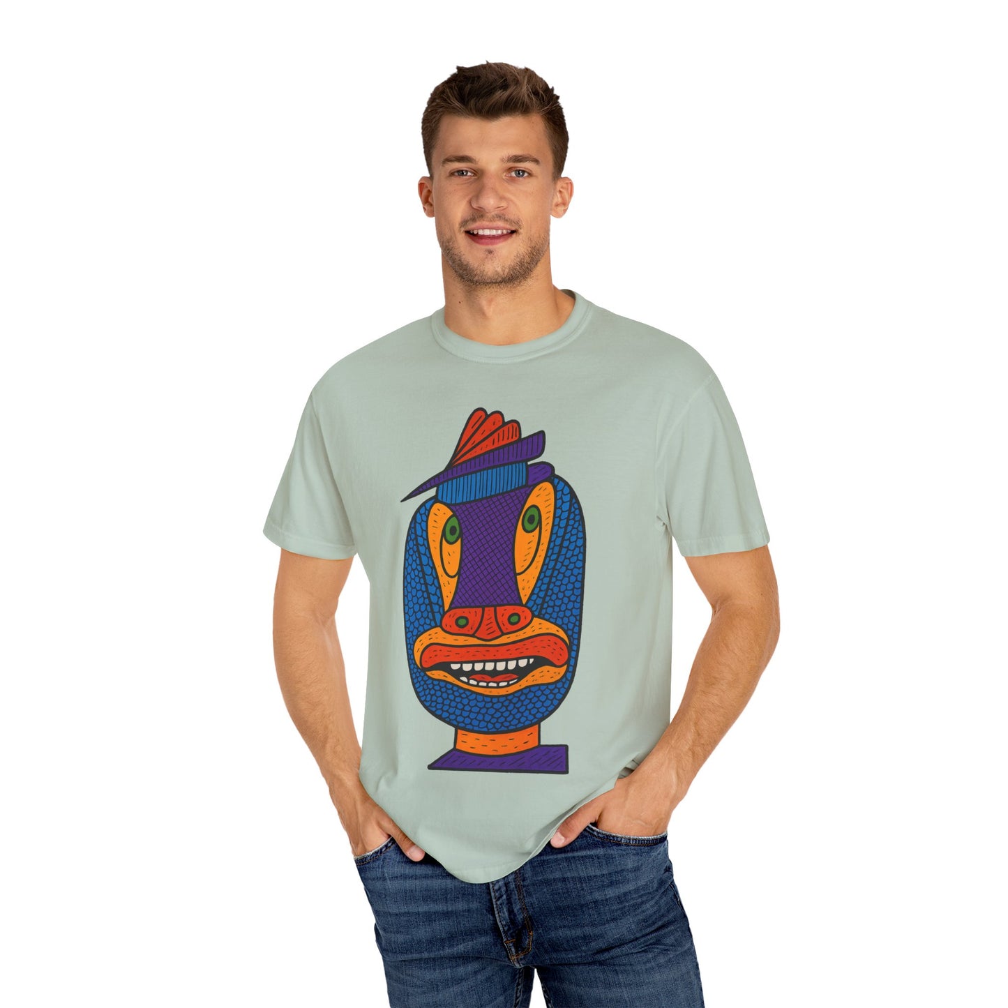 Colorful Unisex Graphic Tee, Unique Art Tee, Casual Wear, Gift for Art Lovers, Everyday T-shirt, Fun Expression T-shirt