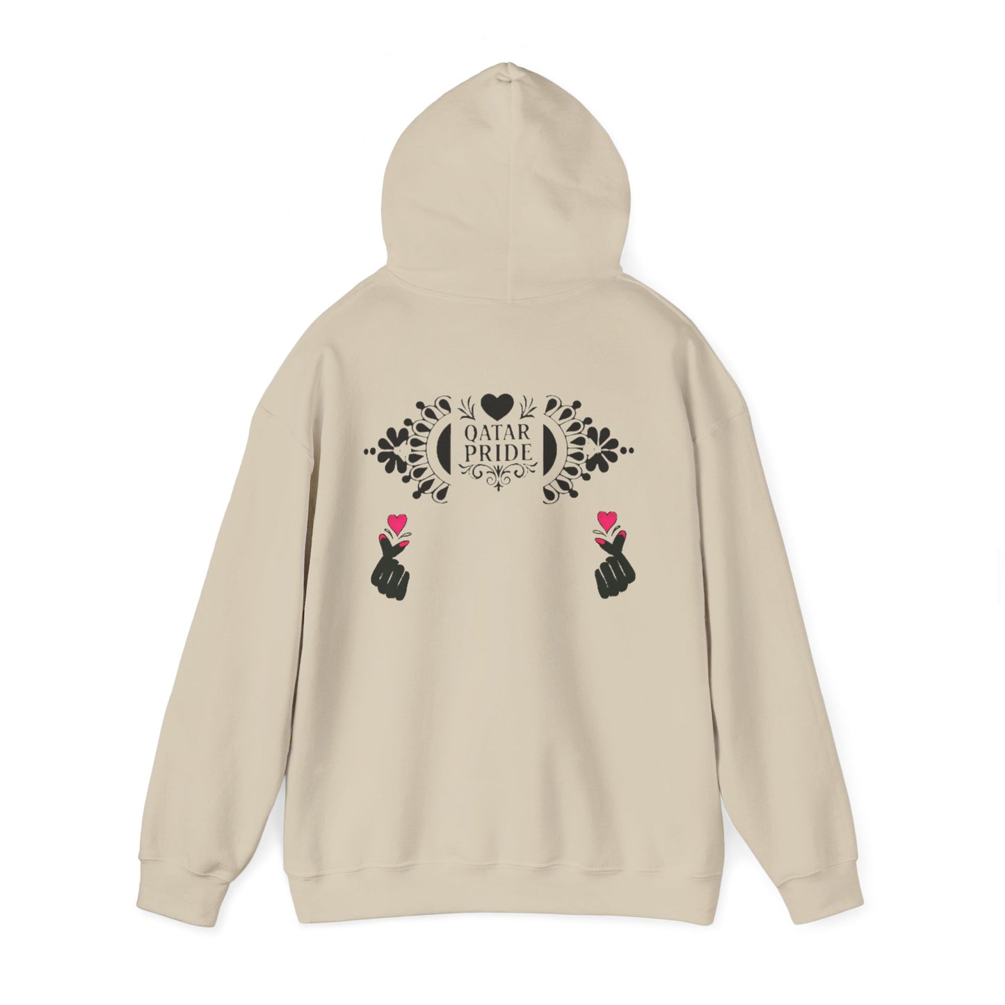 Pride Hooded Sweatshirt, Unisex Qatar Pride Sweatshirt, Pride Gift, Festival Clothing