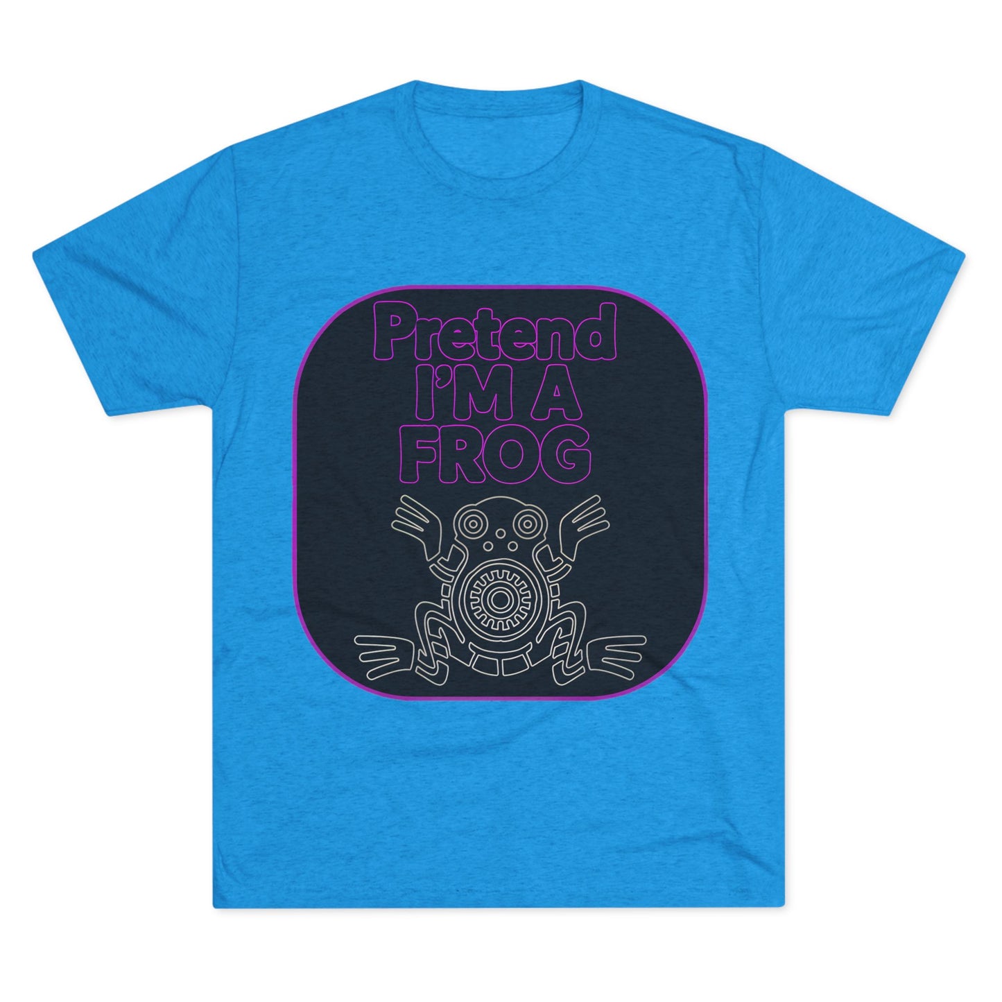 Funny Frog Unisex Tee - Pretend I Am a Frog Design