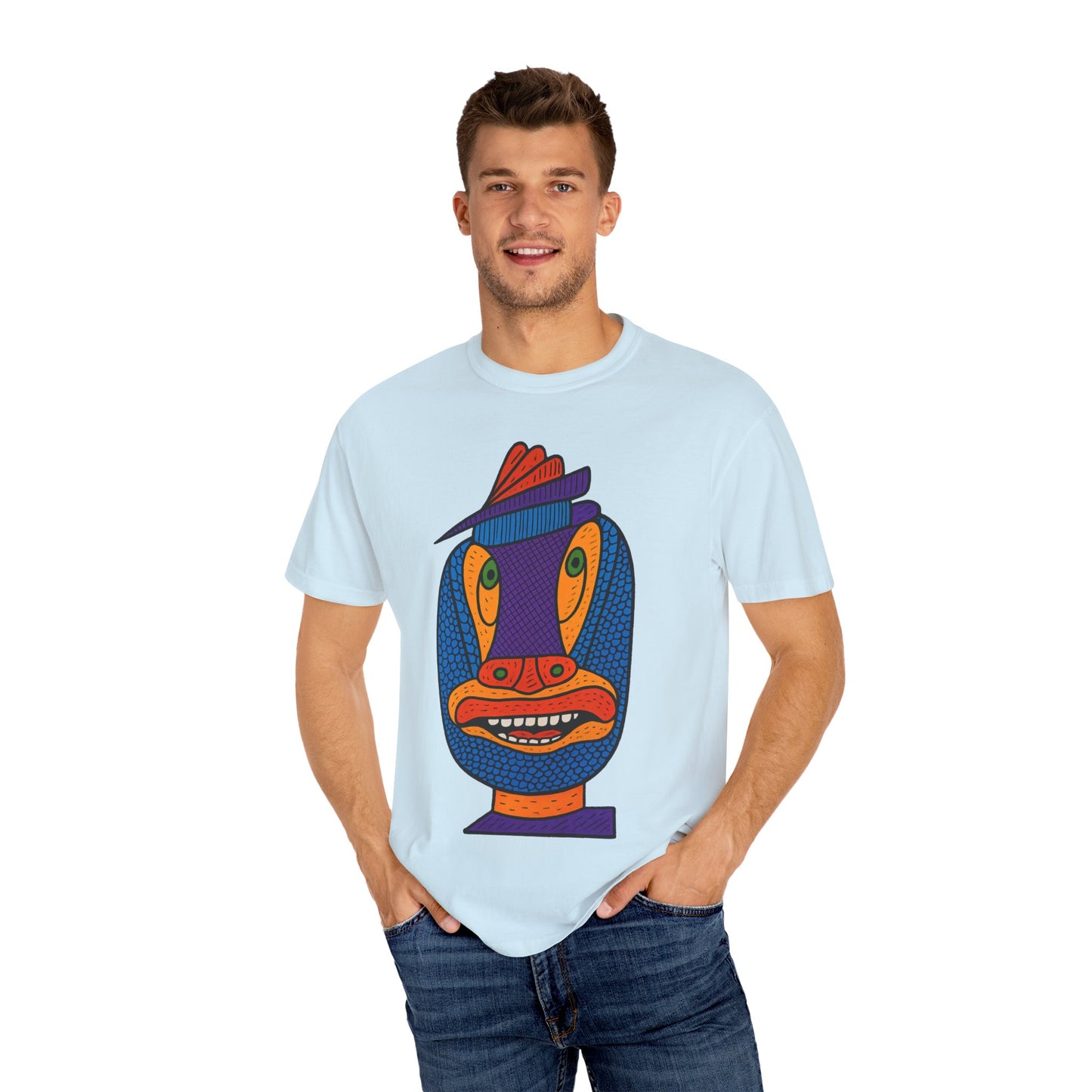Colorful Unisex Graphic Tee, Unique Art Tee, Casual Wear, Gift for Art Lovers, Everyday T-shirt, Fun Expression T-shirt