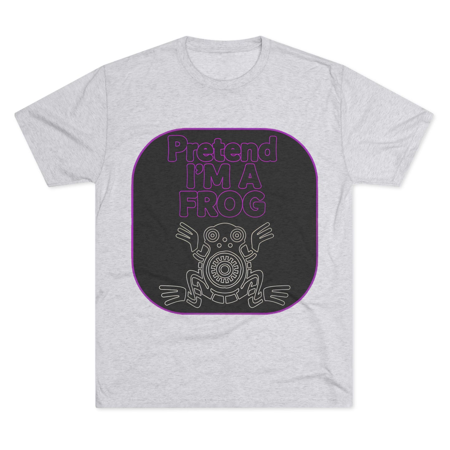 Funny Frog Unisex Tee - Pretend I Am a Frog Design