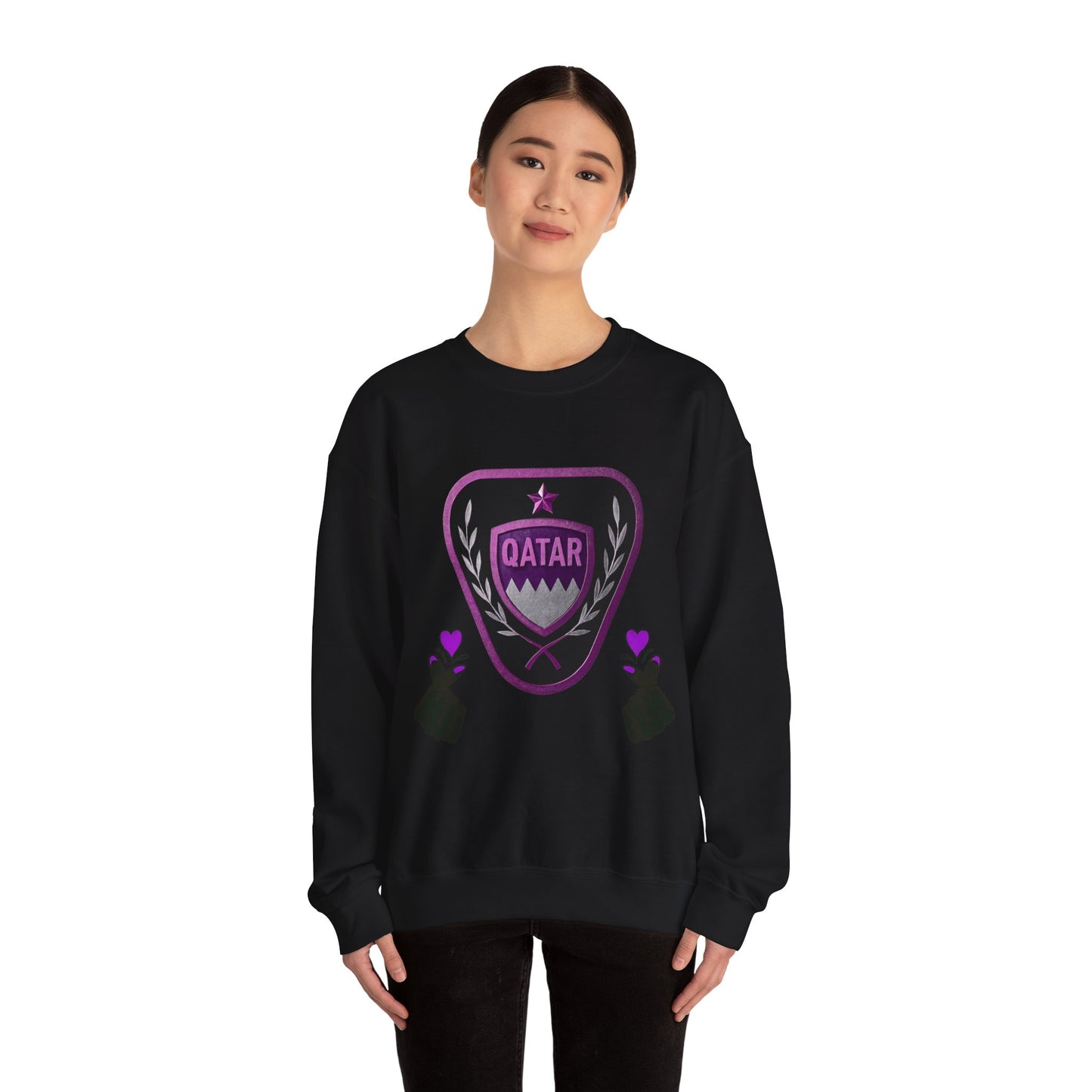 Unisex Sweatshirt qatra Love and Pride Design