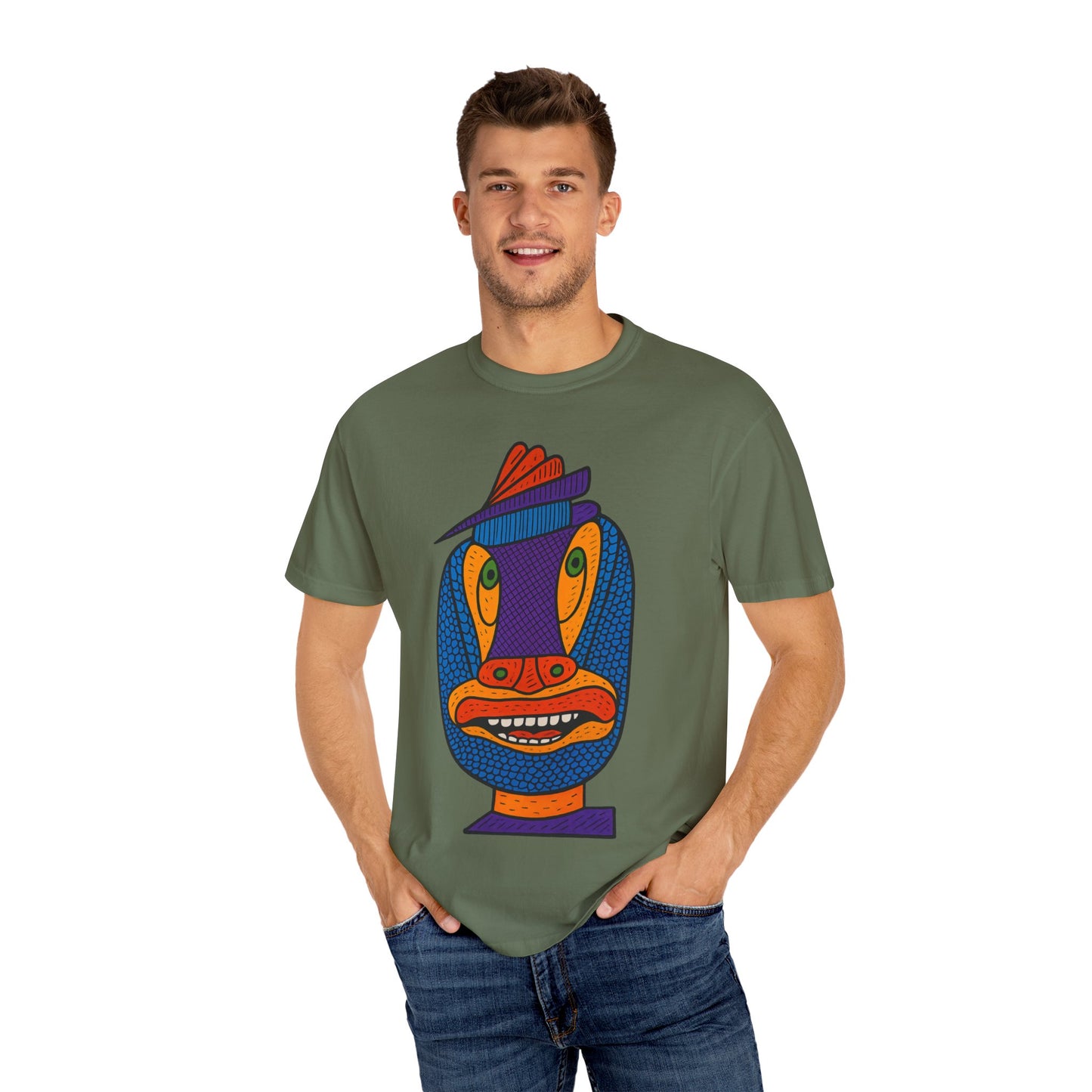 Colorful Unisex Graphic Tee, Unique Art Tee, Casual Wear, Gift for Art Lovers, Everyday T-shirt, Fun Expression T-shirt