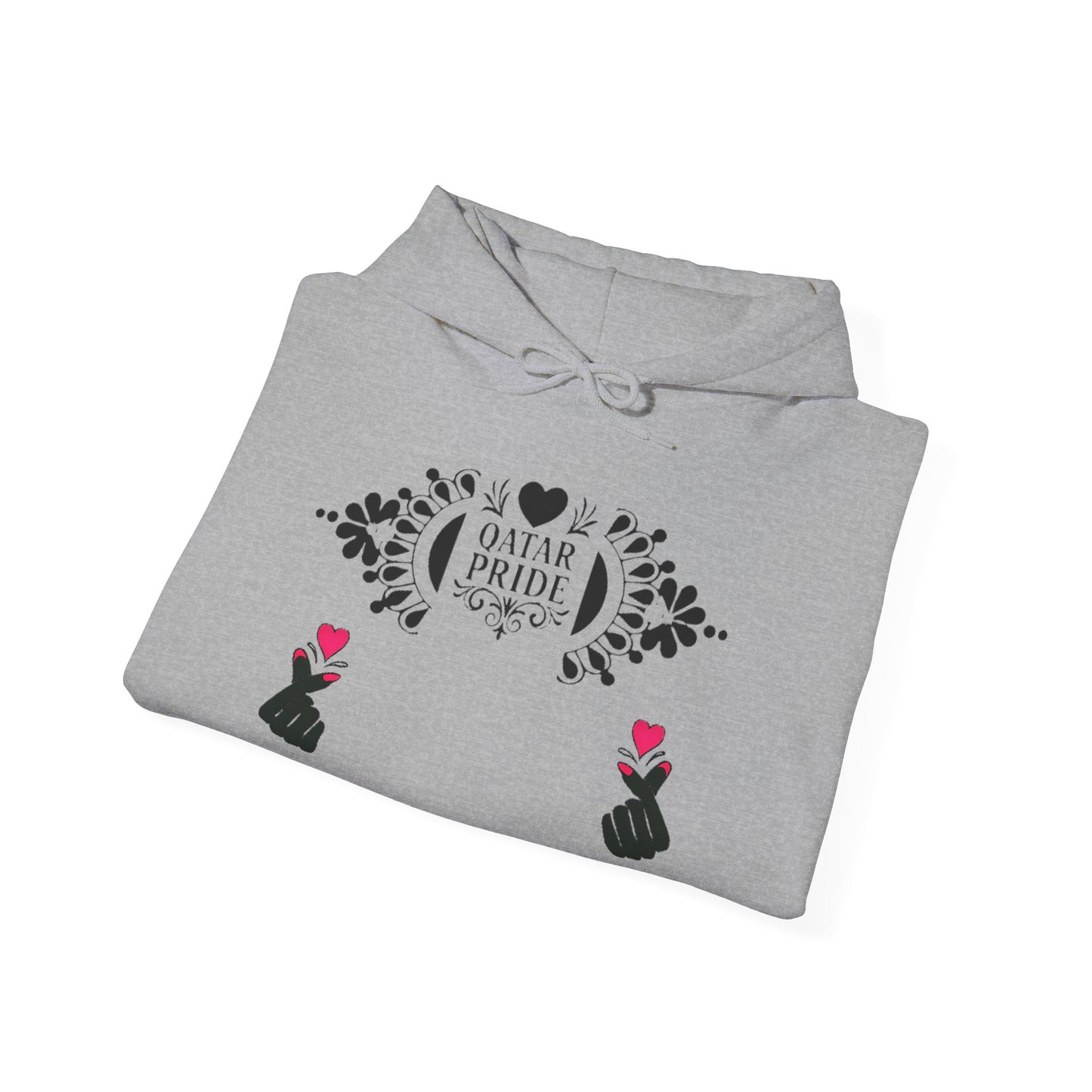 Pride Hooded Sweatshirt, Unisex Qatar Pride Sweatshirt, Pride Gift, Festival Clothing