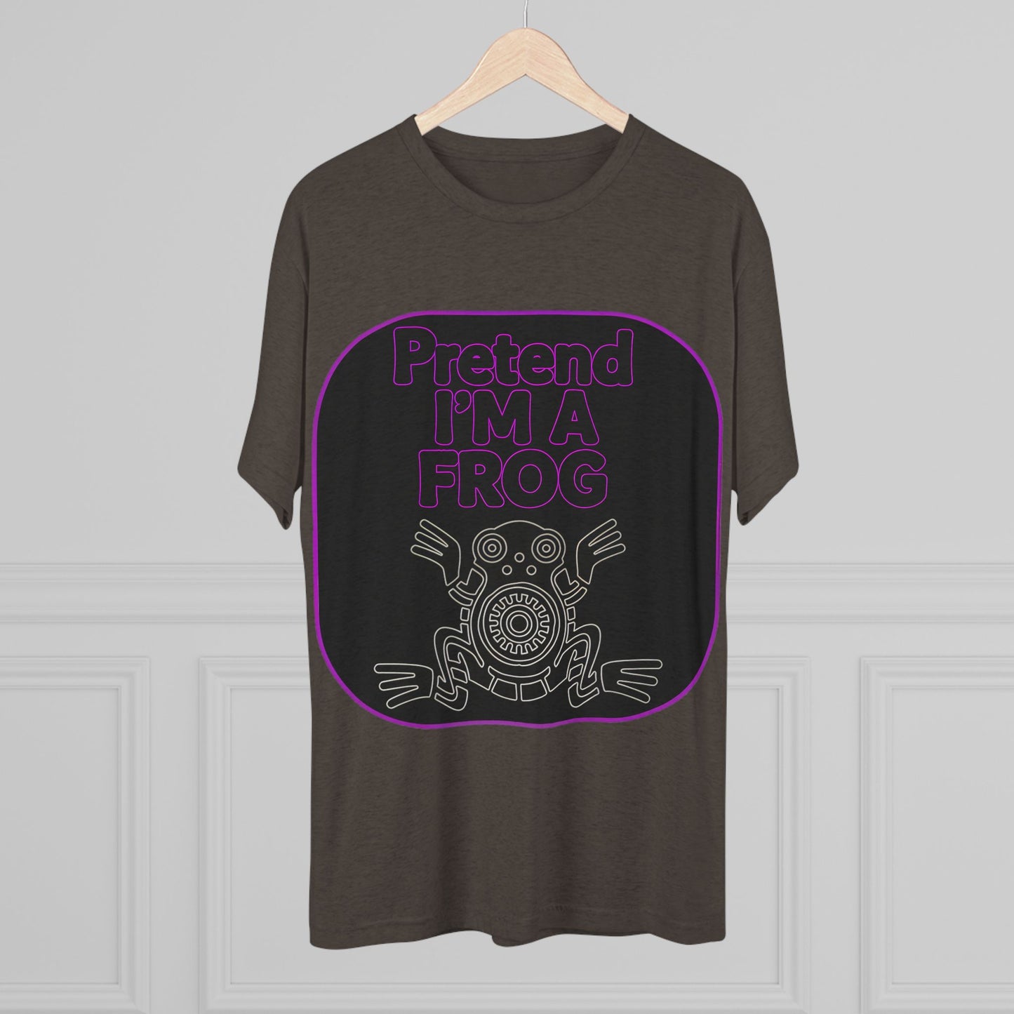 Funny Frog Unisex Tee - Pretend I Am a Frog Design