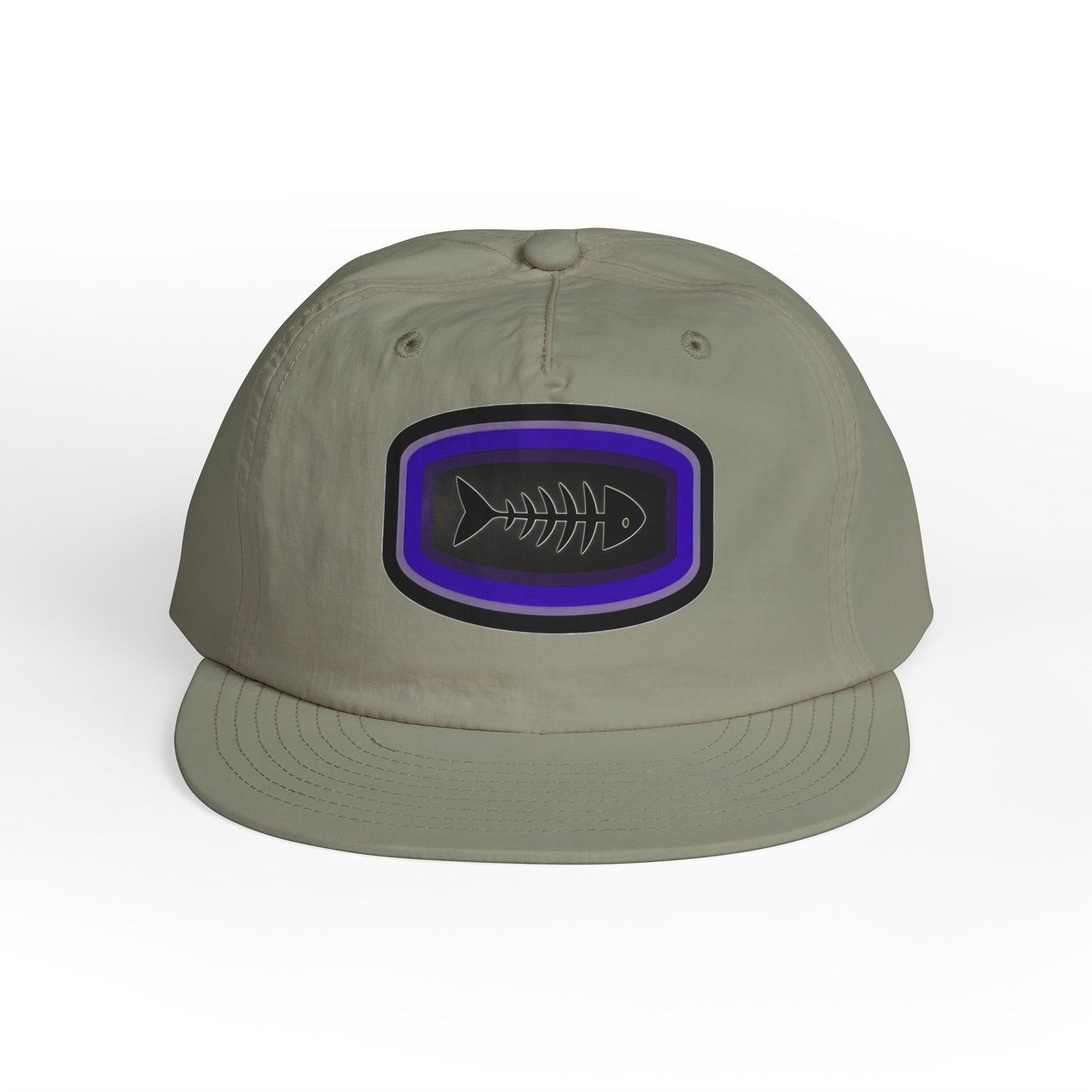 Surf Cap - Fish Skeleton Design