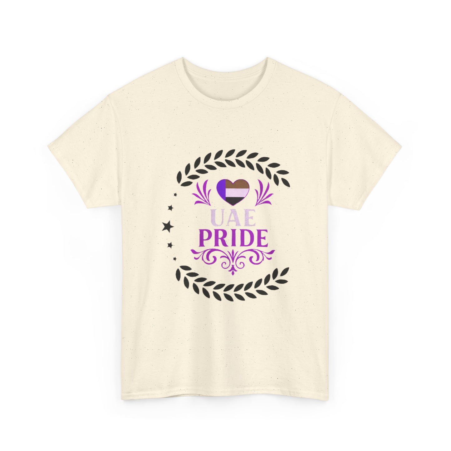 UAE Pride Unisex Heavy Cotton Tee, Pride T-Shirt, Abu Dhabi Gift, National Day Apparel, LGBTQ+ Support Tee, Casual Wear