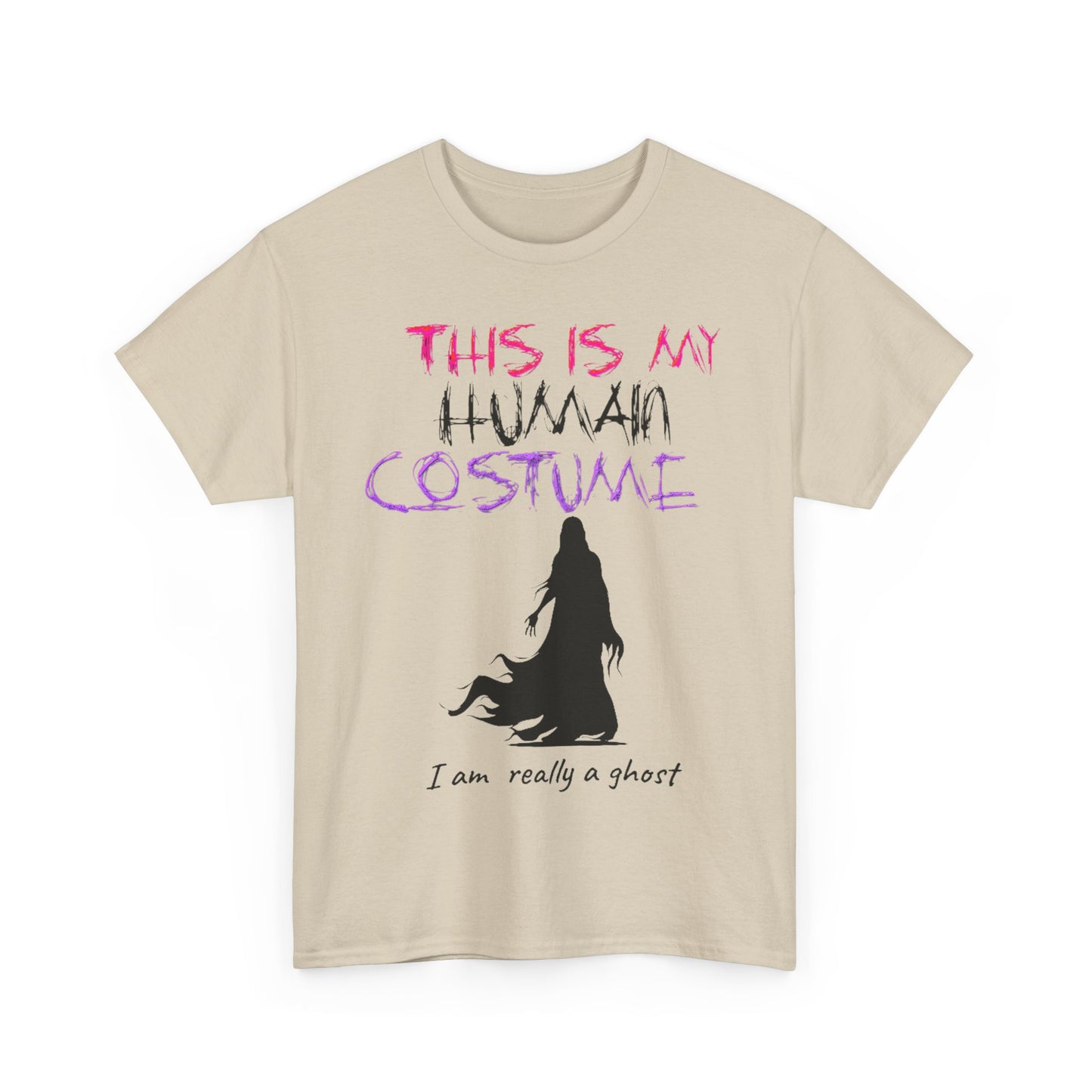 Cotton Tee - 'THIS IS MY HUMAN COSTUME'