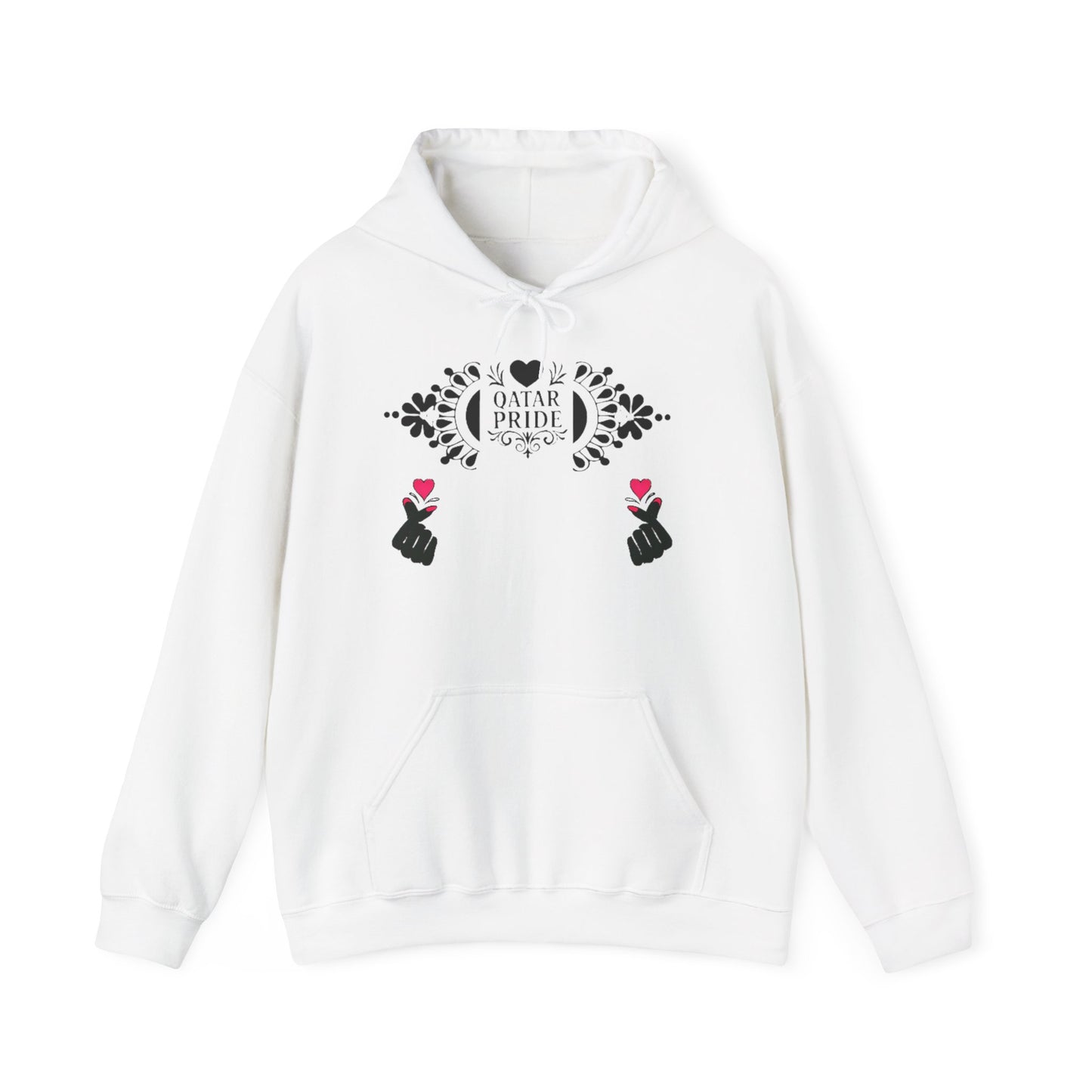 Pride Hooded Sweatshirt, Unisex Qatar Pride Sweatshirt, Pride Gift, Festival Clothing
