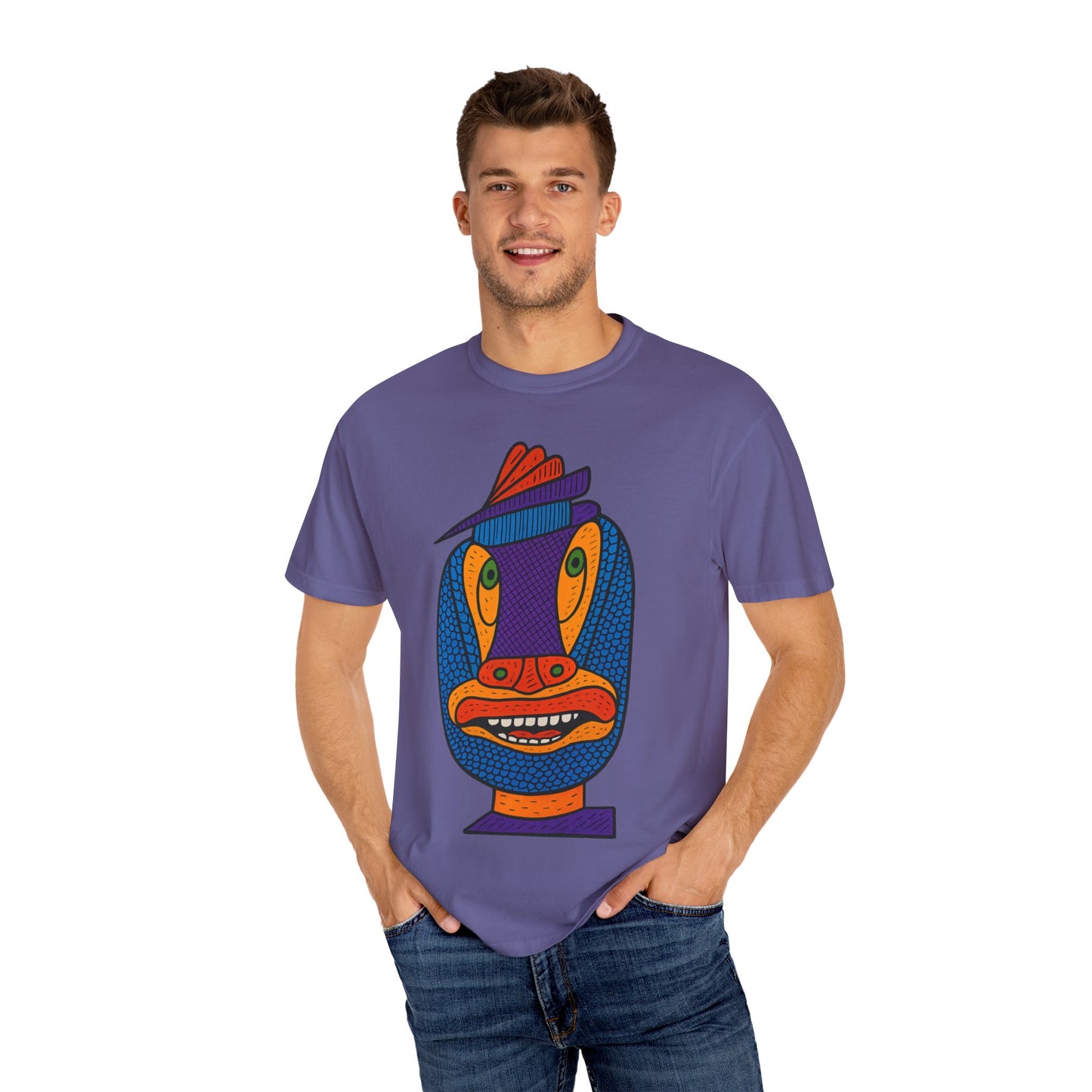 Colorful Unisex Graphic Tee, Unique Art Tee, Casual Wear, Gift for Art Lovers, Everyday T-shirt, Fun Expression T-shirt