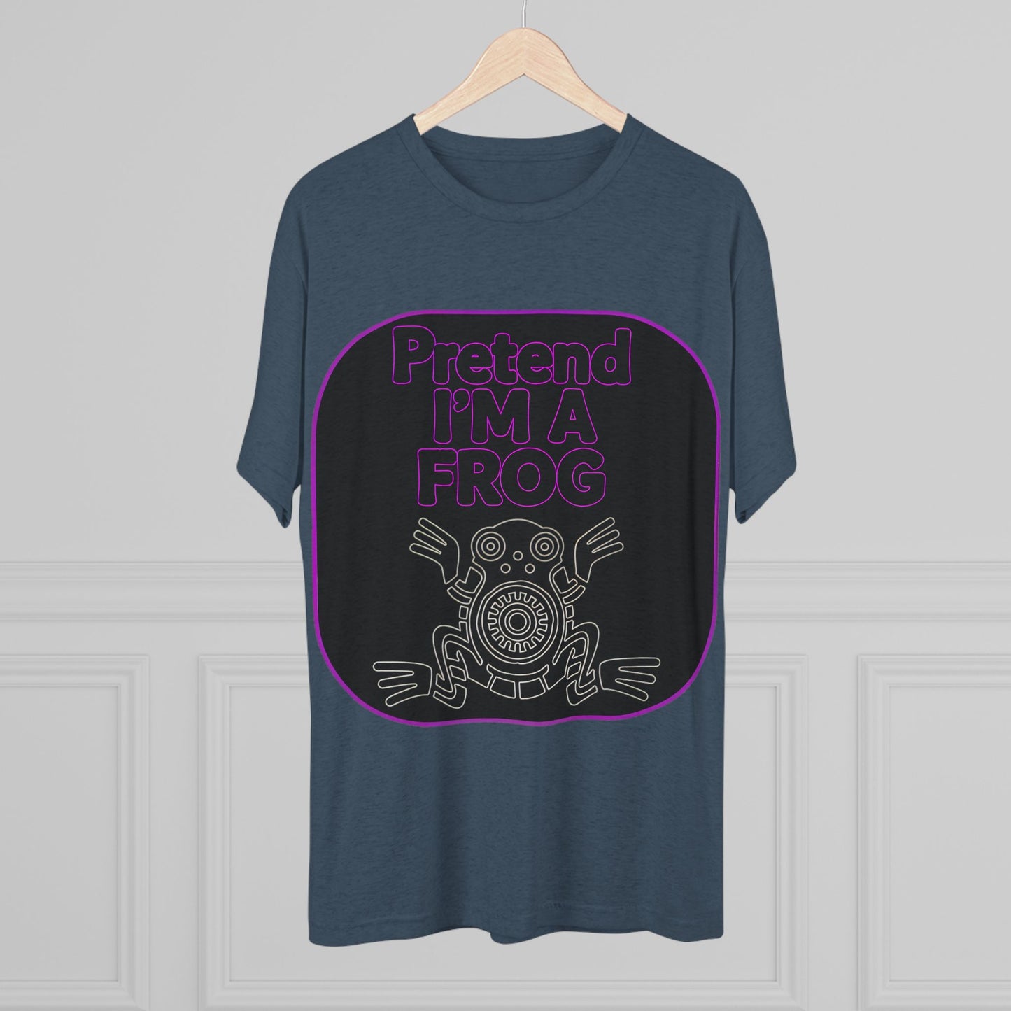 Funny Frog Unisex Tee - Pretend I Am a Frog Design