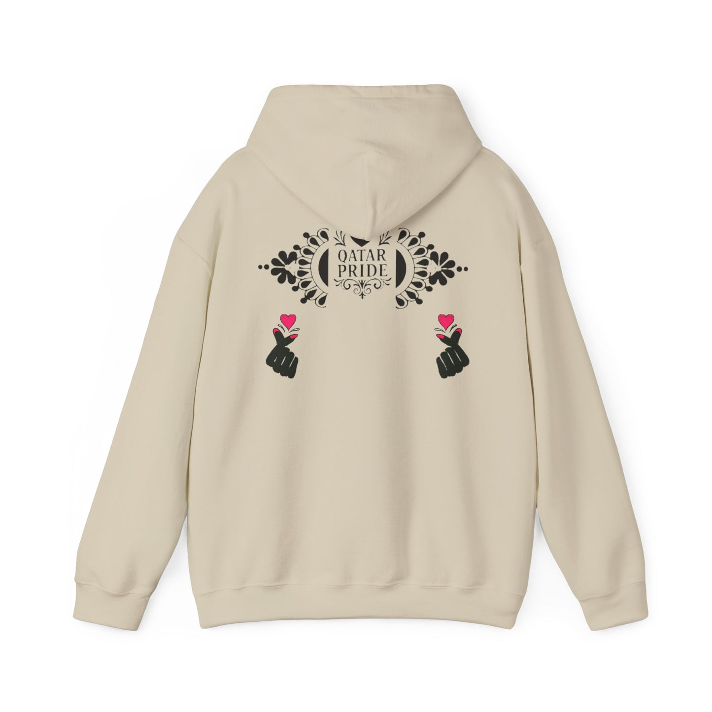 Pride Hooded Sweatshirt, Unisex Qatar Pride Sweatshirt, Pride Gift, Festival Clothing
