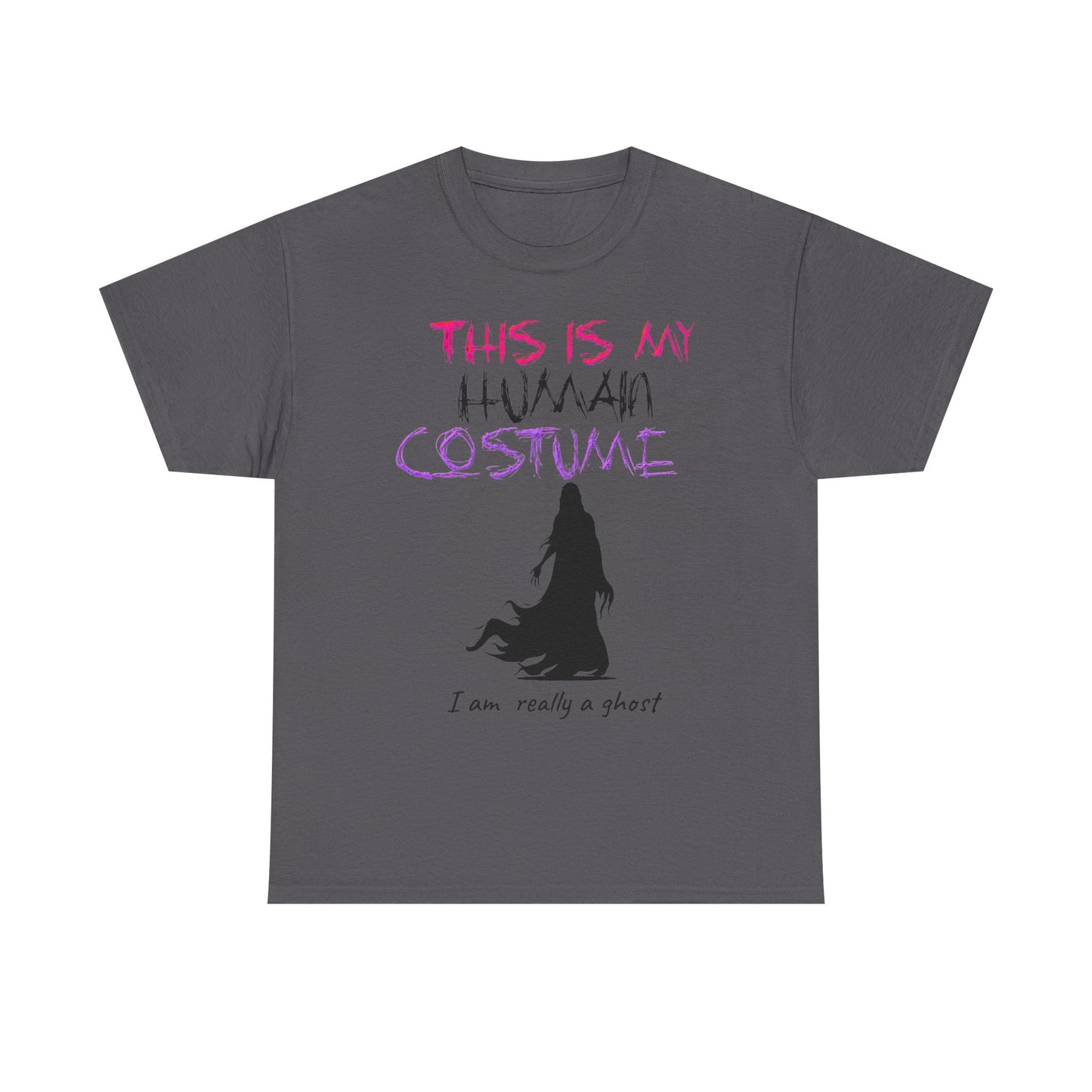 Cotton Tee - 'THIS IS MY HUMAN COSTUME'