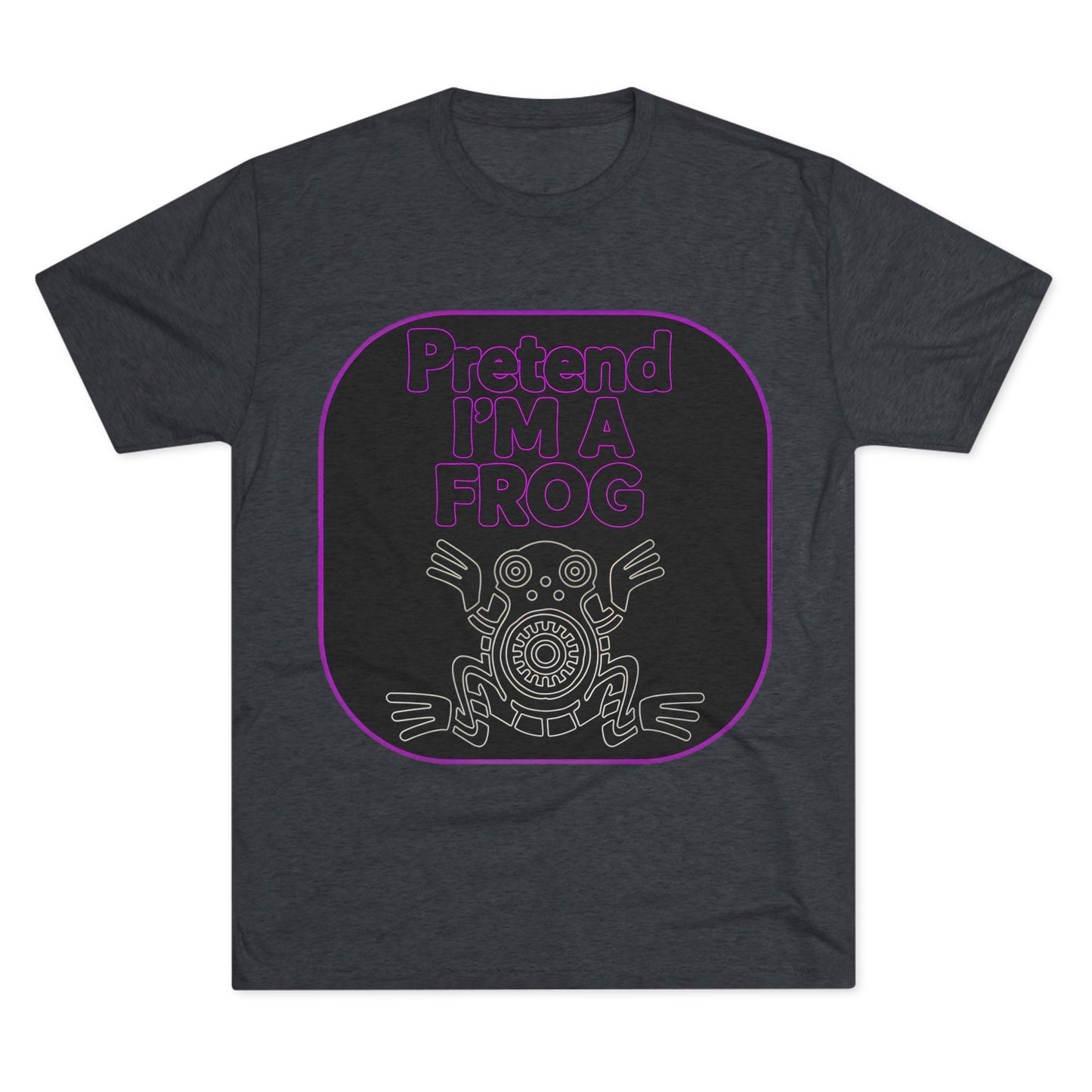 Funny Frog Unisex Tee - Pretend I Am a Frog Design