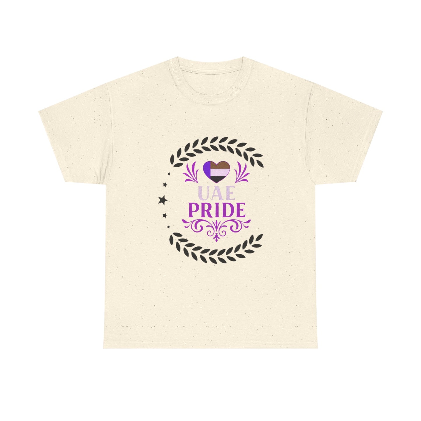 UAE Pride Unisex Heavy Cotton Tee, Pride T-Shirt, Abu Dhabi Gift, National Day Apparel, LGBTQ+ Support Tee, Casual Wear