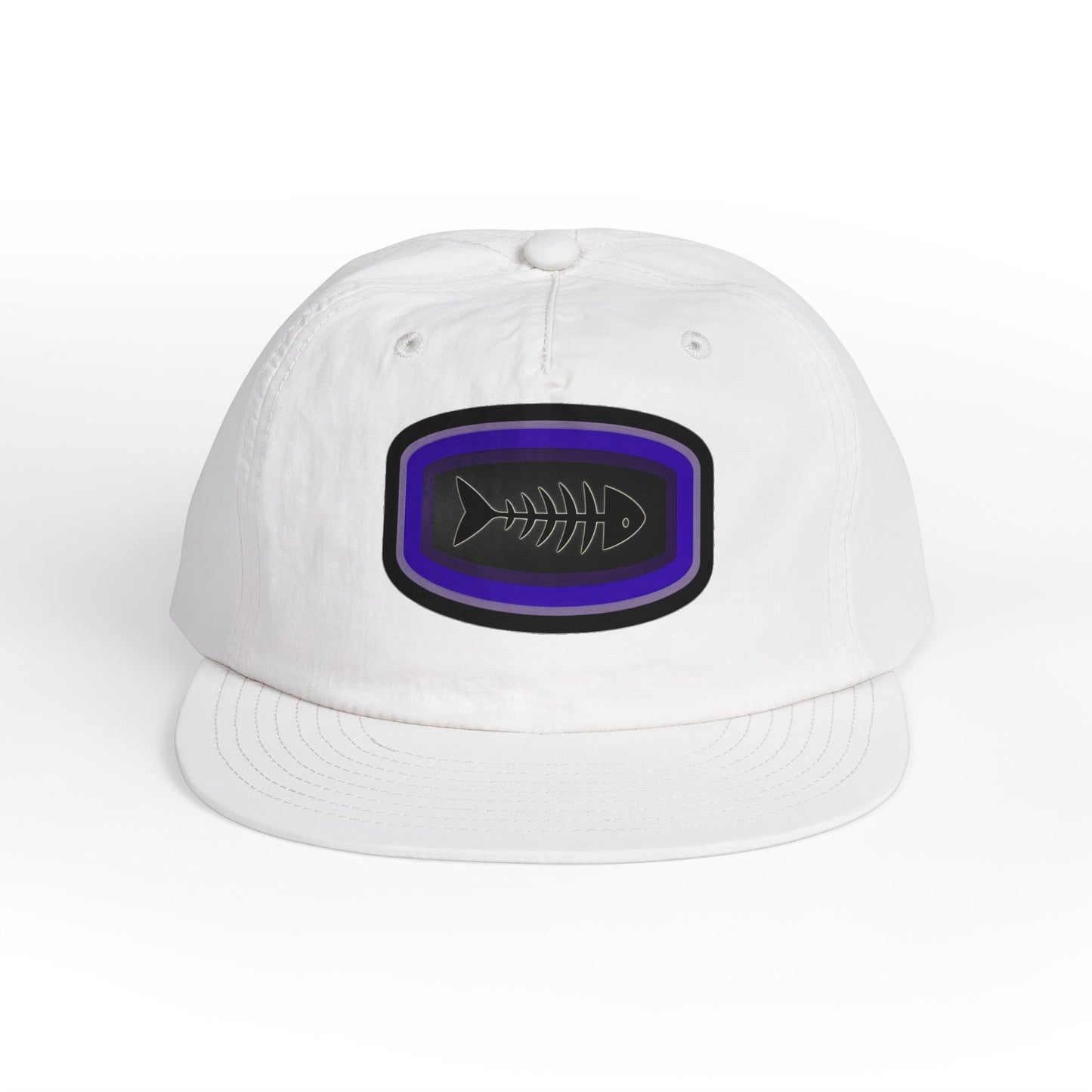 Surf Cap - Fish Skeleton Design