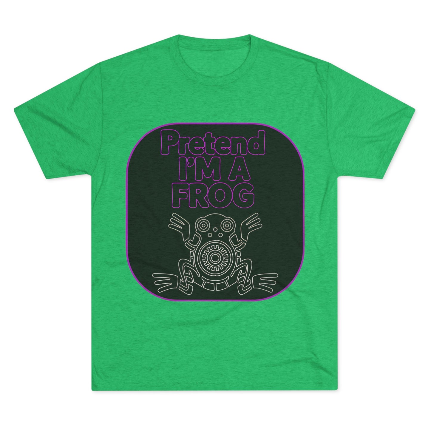 Funny Frog Unisex Tee - Pretend I Am a Frog Design