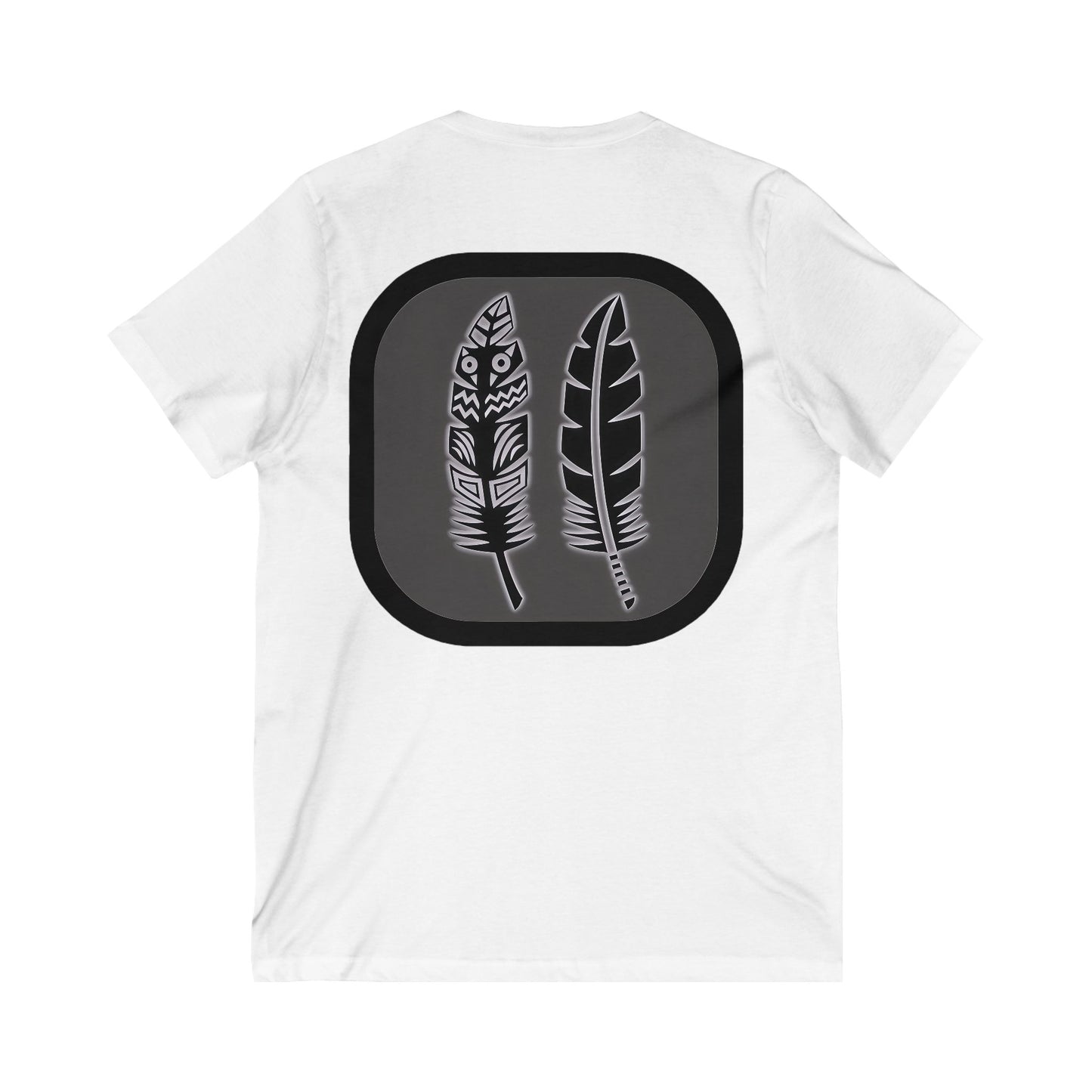 Lumivella Lux V-Neck Tee, Boho Chic T-Shirt, Unisex V-Neck, Casual Wear, Gift for Nature Lovers, Spring Fashion