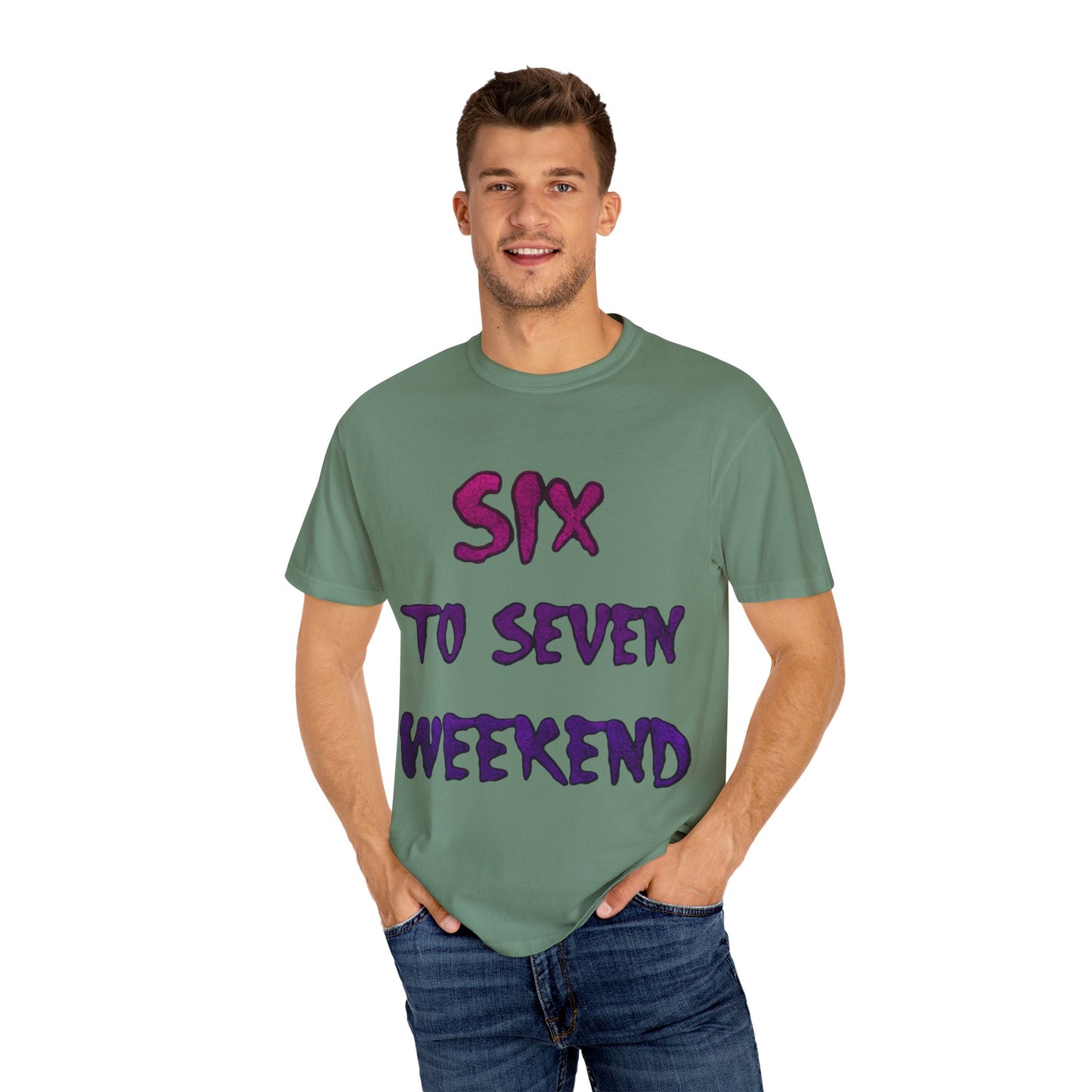 Unisex T-shirt 6-7 WEEKEND Garment-Dyed Tee