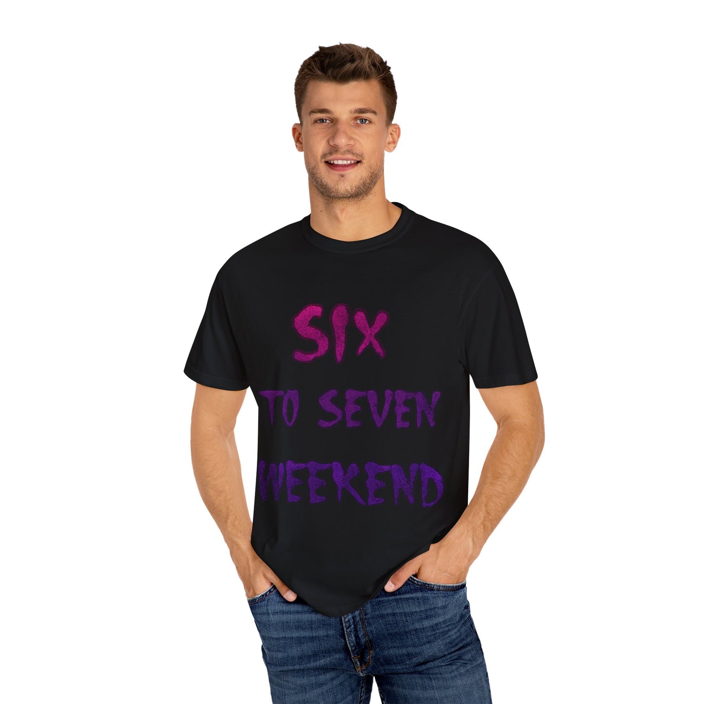 Unisex T-shirt 6-7 WEEKEND Garment-Dyed Tee
