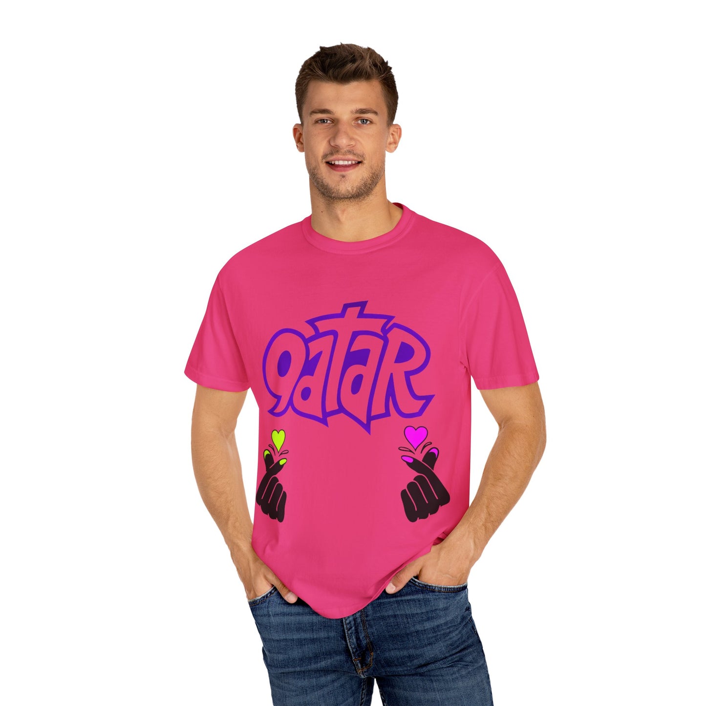 Colorful Qatar Graphic T-Shirt | Unisex Casual Wear, Travel Souvenir, Street Style, Unique Gift, Summer Wardrobe Essential