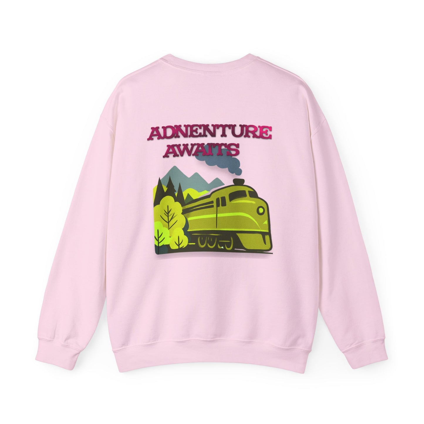 Vintage Train Adventure Sweatshirt - Cozy Travel Design