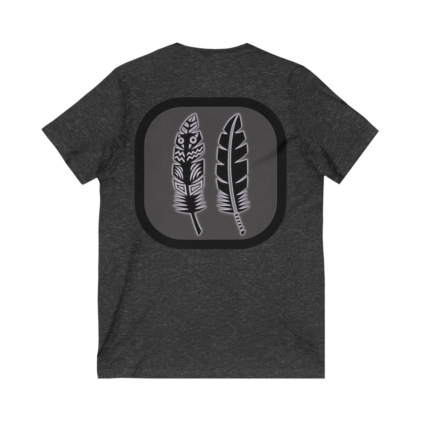 Lumivella Lux V-Neck Tee, Boho Chic T-Shirt, Unisex V-Neck, Casual Wear, Gift for Nature Lovers, Spring Fashion