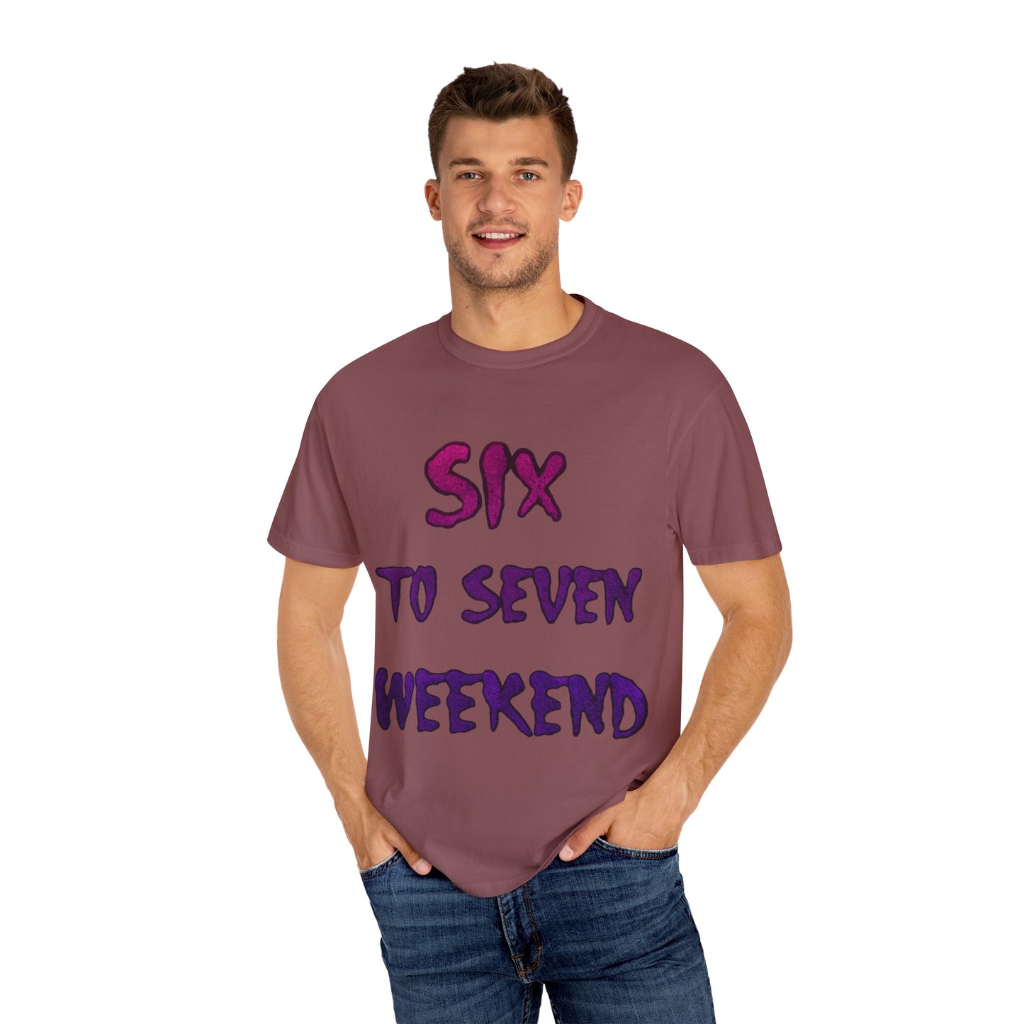 Unisex T-shirt 6-7 WEEKEND Garment-Dyed Tee