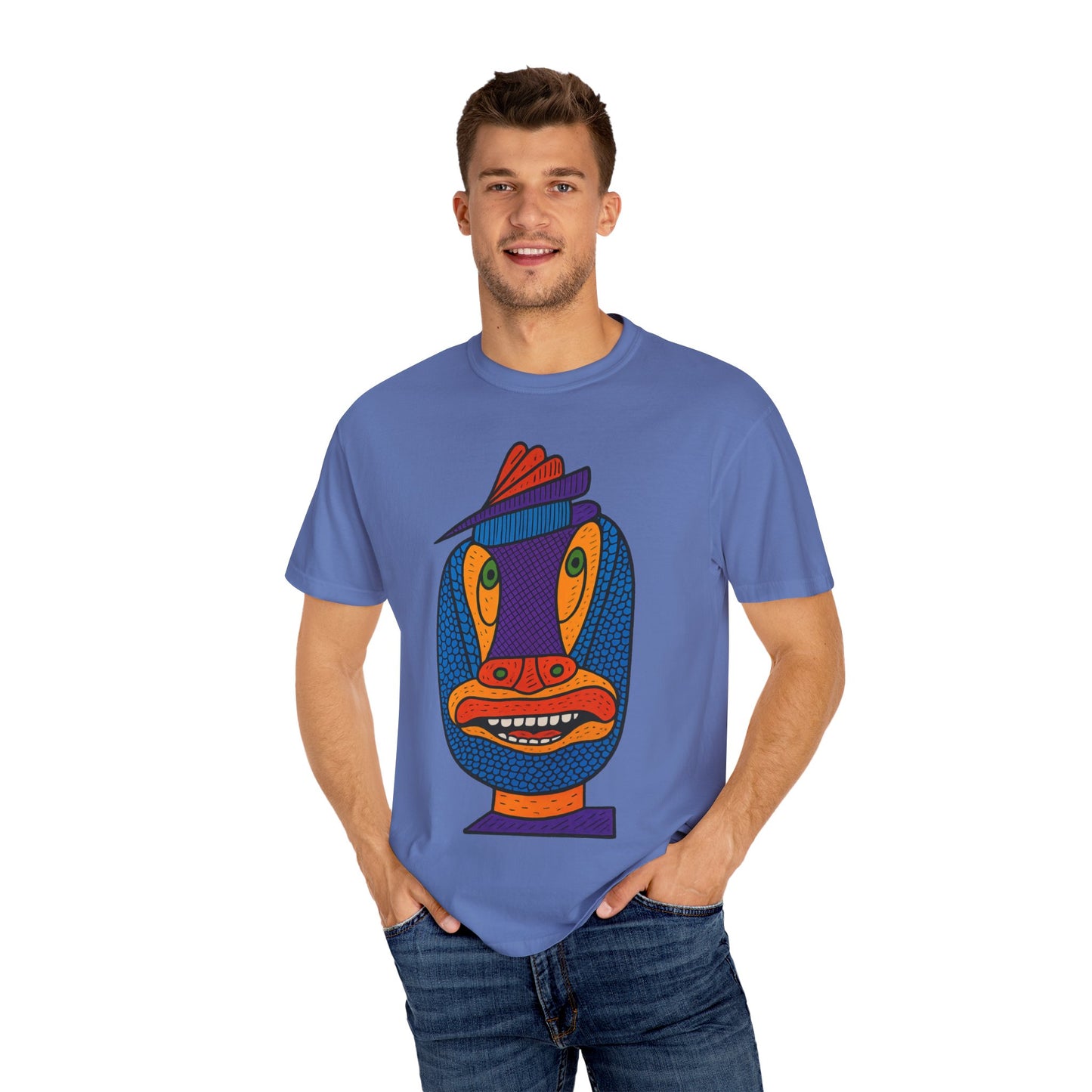 Colorful Unisex Graphic Tee, Unique Art Tee, Casual Wear, Gift for Art Lovers, Everyday T-shirt, Fun Expression T-shirt