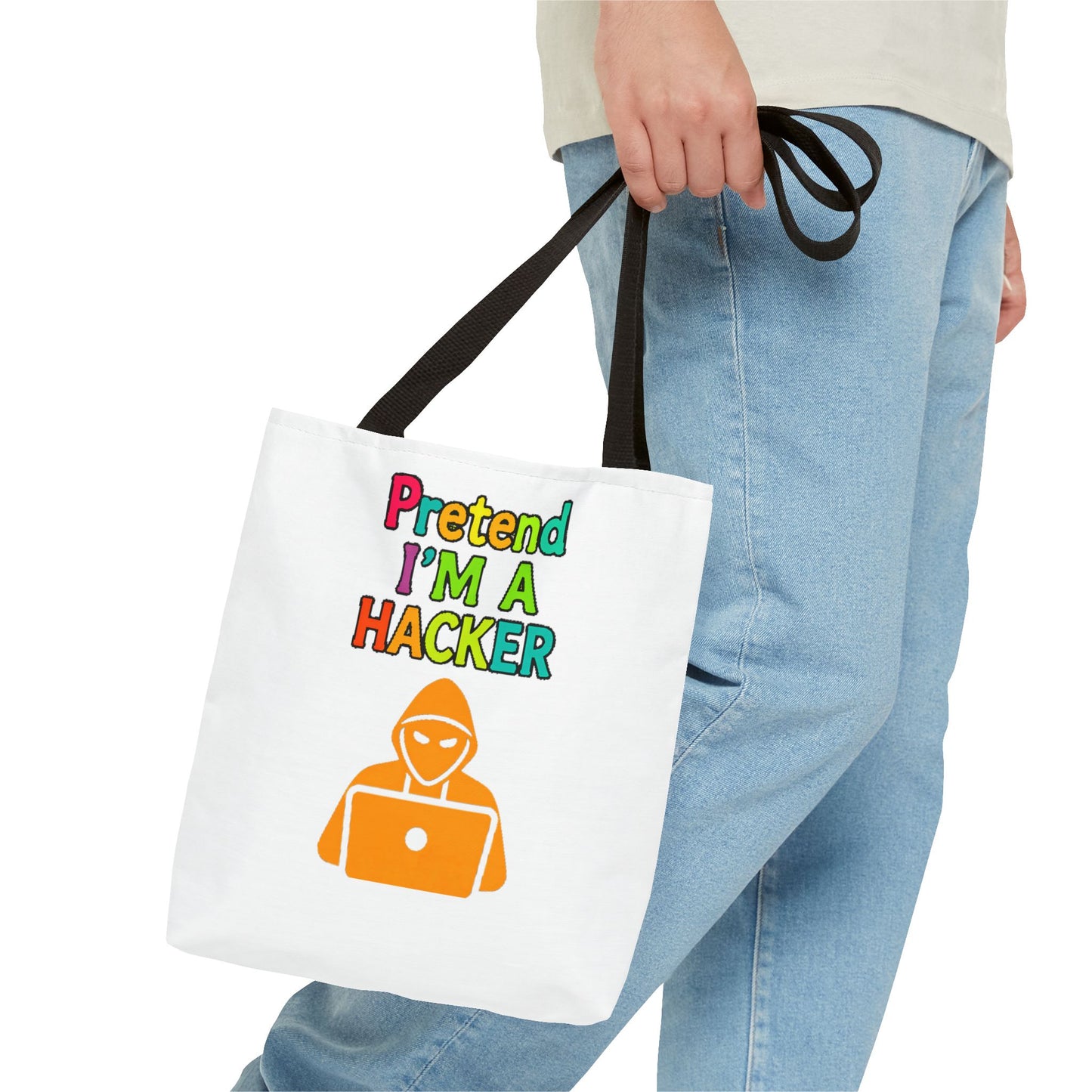 Tote Bag - Pretend I'm a Hacker Design