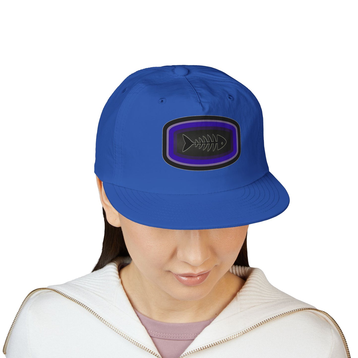 Surf Cap - Fish Skeleton Design