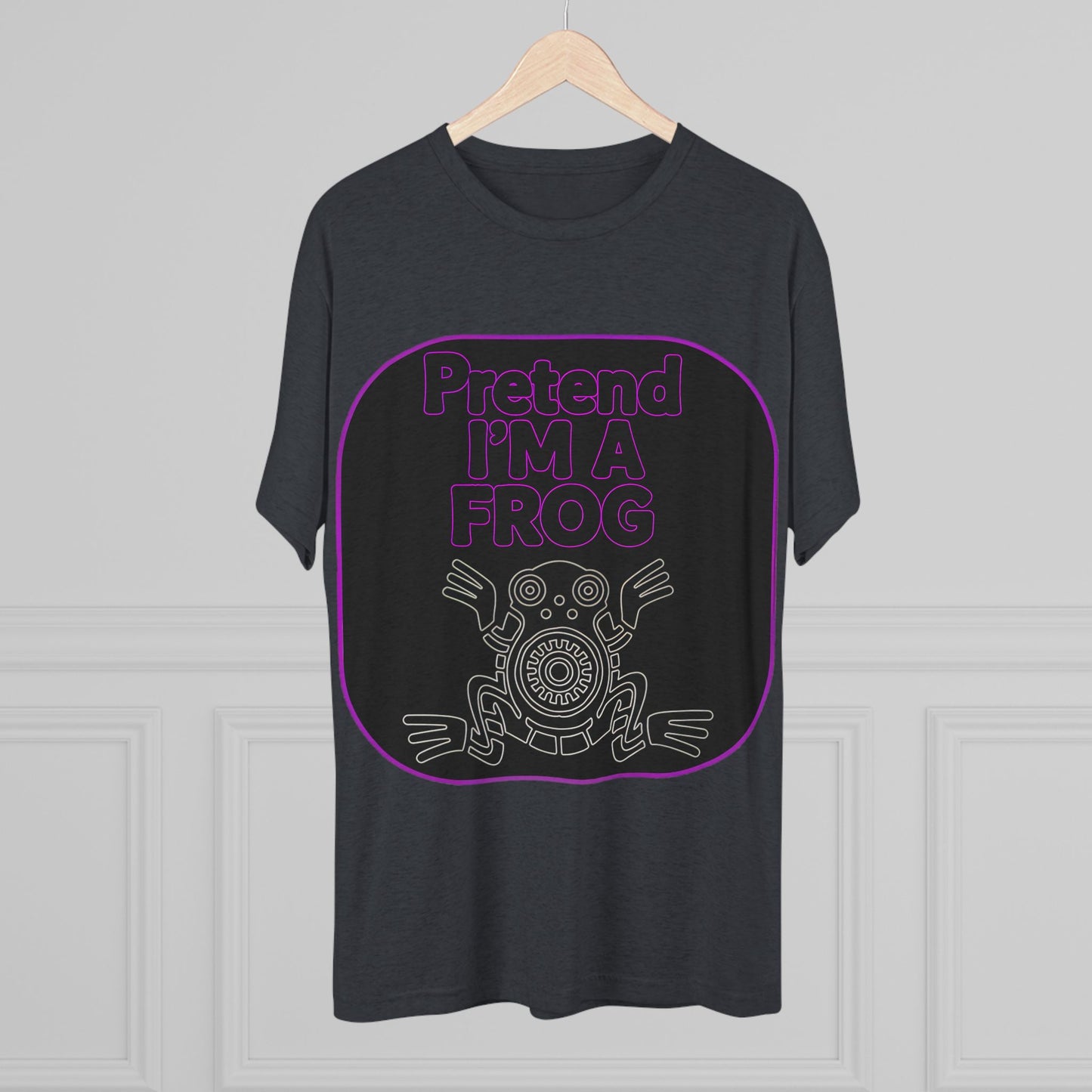 Funny Frog Unisex Tee - Pretend I Am a Frog Design