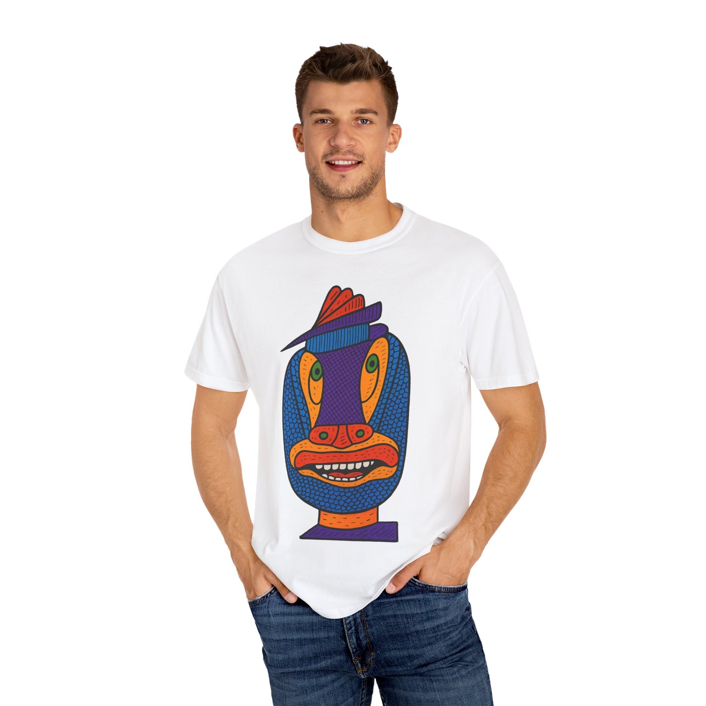 Colorful Unisex Graphic Tee, Unique Art Tee, Casual Wear, Gift for Art Lovers, Everyday T-shirt, Fun Expression T-shirt