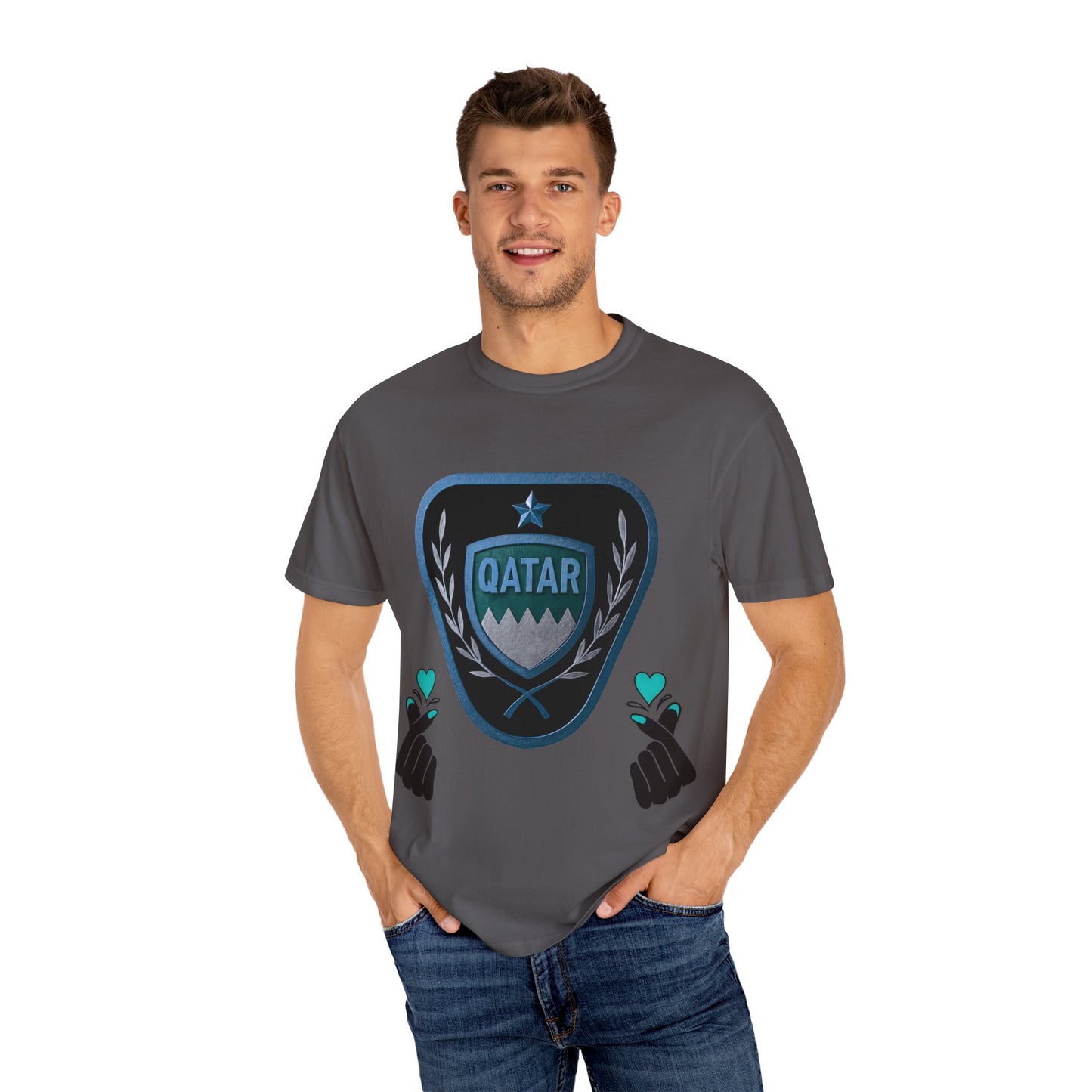 Qatar Pride Unisex T-Shirt, Casual Wear, Sports Event Shirt, Travel Souvenir, Gift for Fans