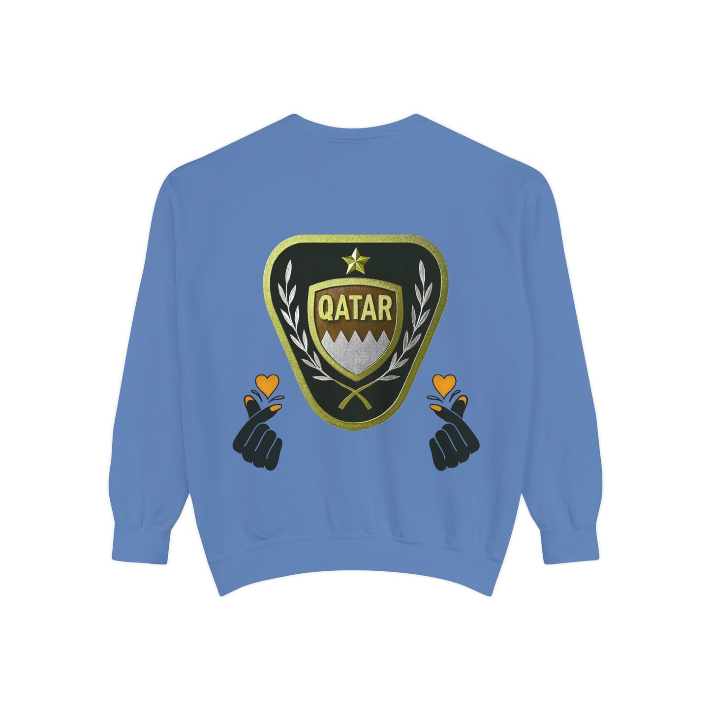 Qatar-Inspired Unisex Sweatshirt | Cozy Fashion for Sports Fans, Travel Lovers, Gift for Holidays, Casual Wear