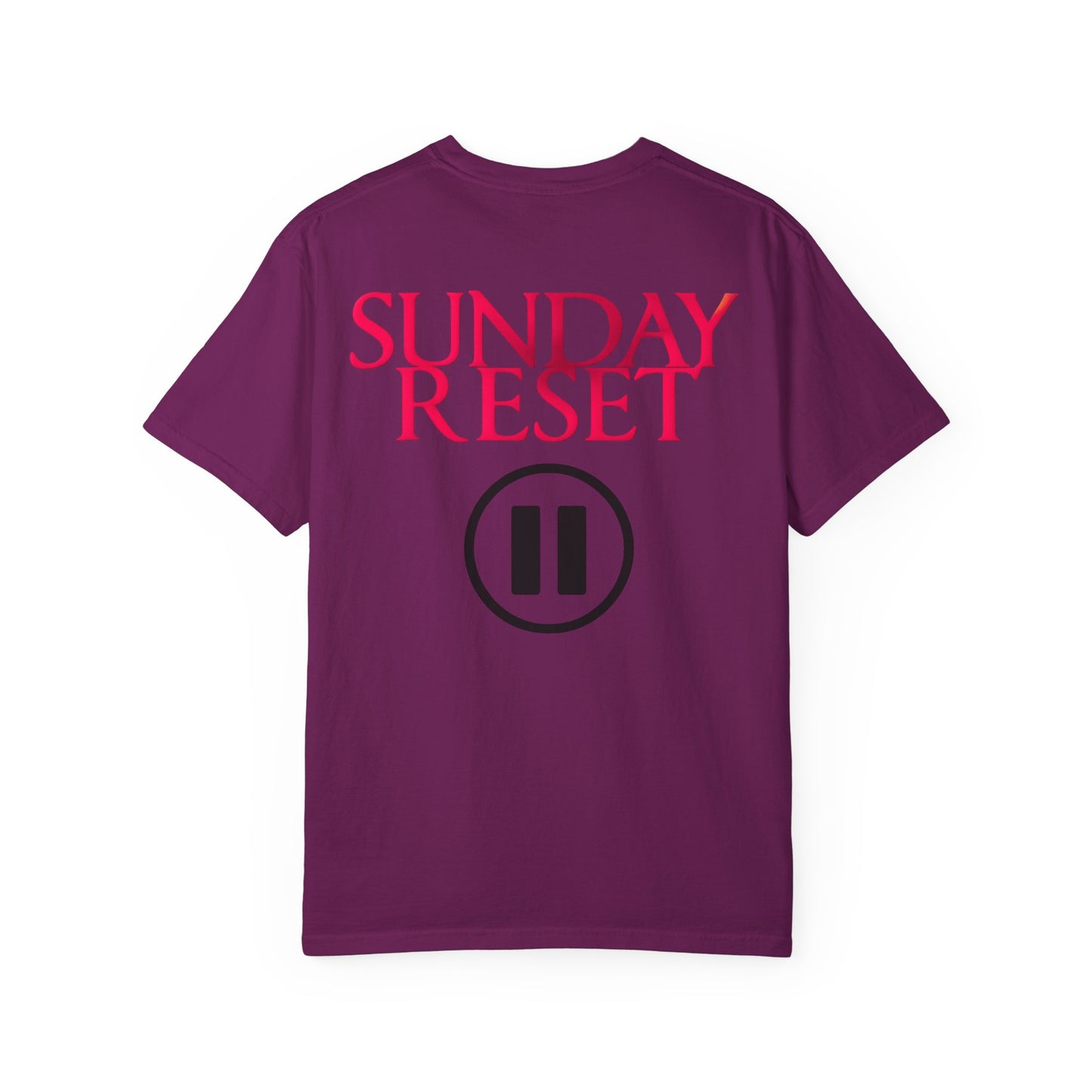 T-Shirt Sunday Reset Unisex Garment-Dyed