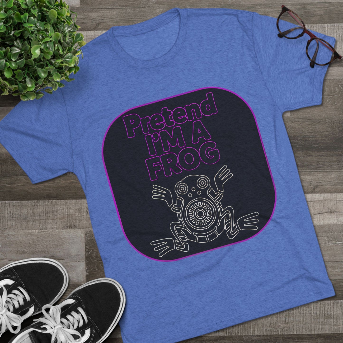 Funny Frog Unisex Tee - Pretend I Am a Frog Design