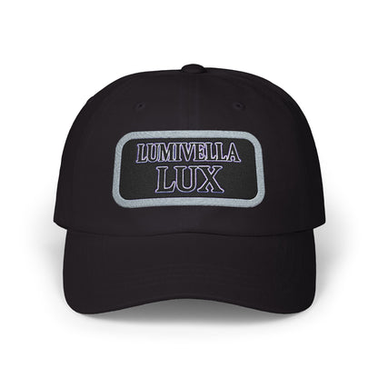 Stylish Classic Dad Cap with LUX Embroidery, Adjustable Baseball Hat, Perfect Gift for Fathers and Men, Casual Style for Any Occasion