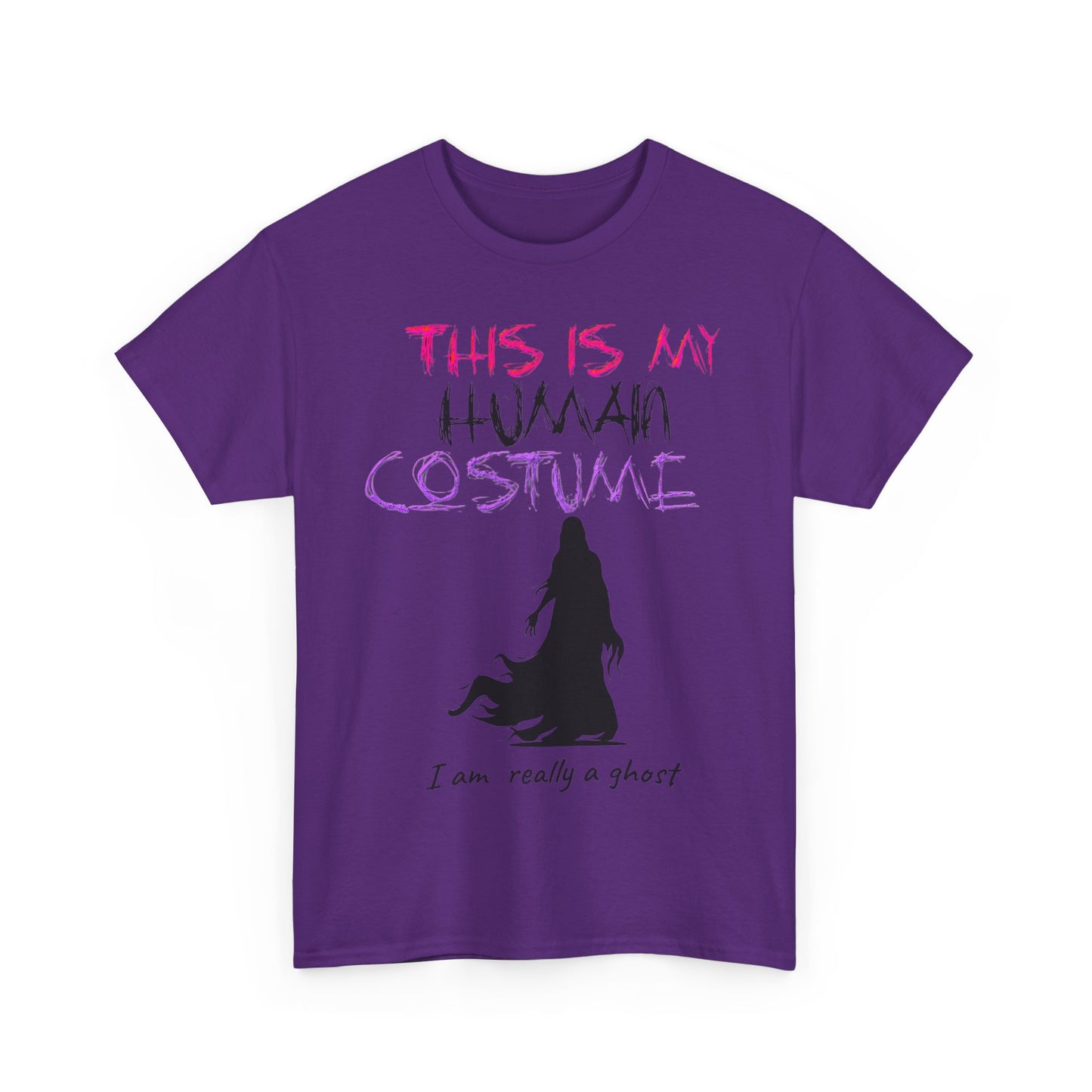 Cotton Tee - 'THIS IS MY HUMAN COSTUME'